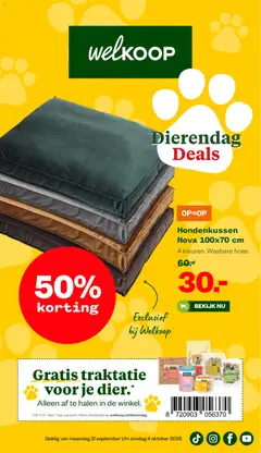 Welkoop folder - Dierandang deals - Voorbeeld van een folder van Welkoop, geldig van 21-09-2026