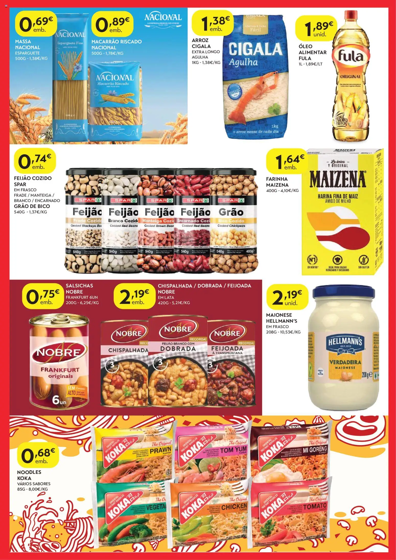 Spar - folheto │ válido de 18/08/2026 | Página: 5 | Produtos: Óleo, Massa, Salsichas, Farinha