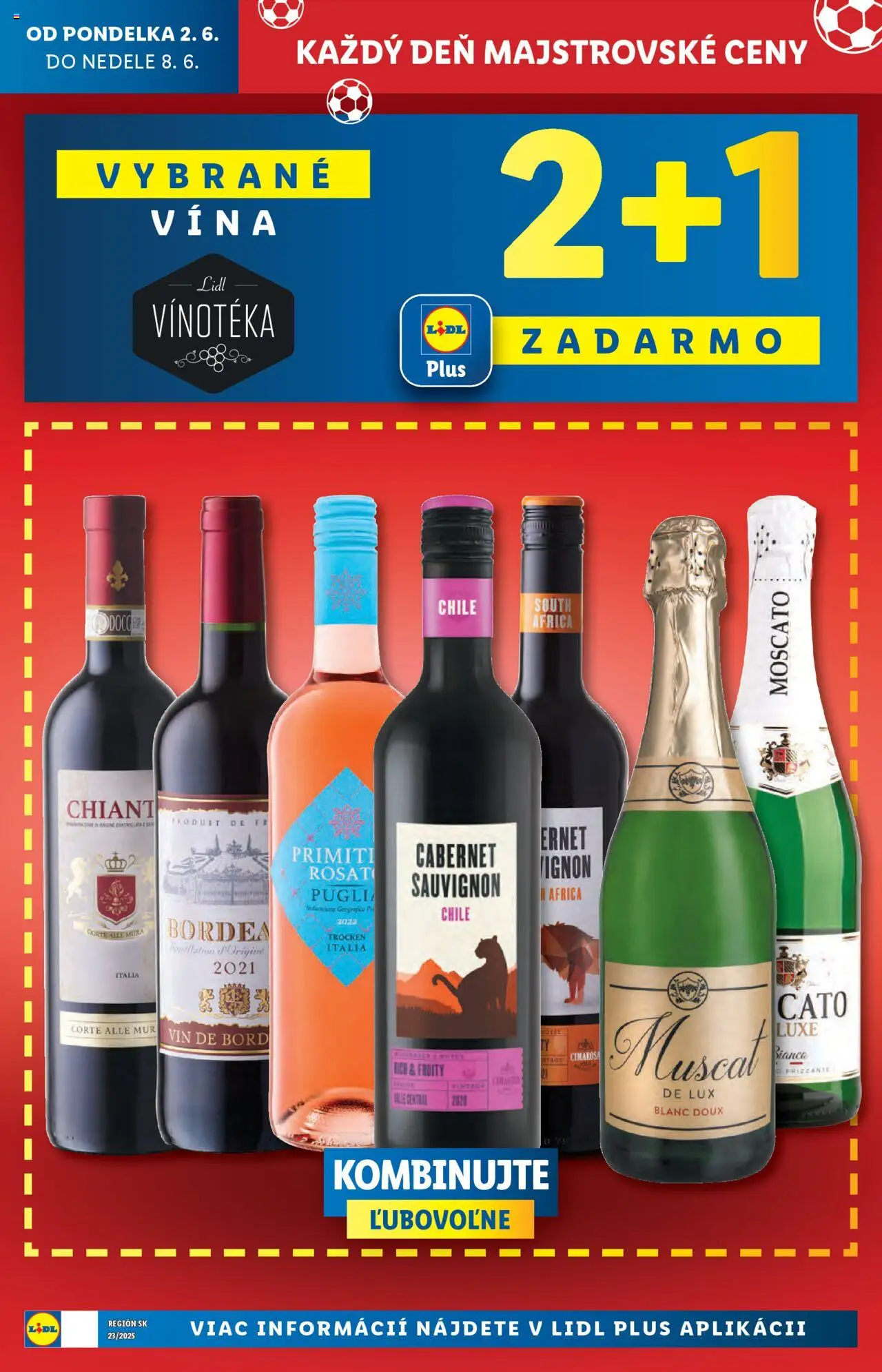 Nové Lidl akcie – leták je platný od 02.06.2025 | Strana: 2 | Produkty: Vinotéka