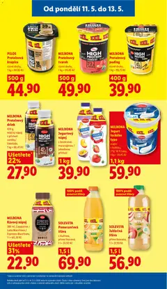 Náhled letáku MILBONA Proteinový tvaroh, různé druhy, 1 kg = 99,80 Kč, 500 g od 11.05.2026 | Strana: 19