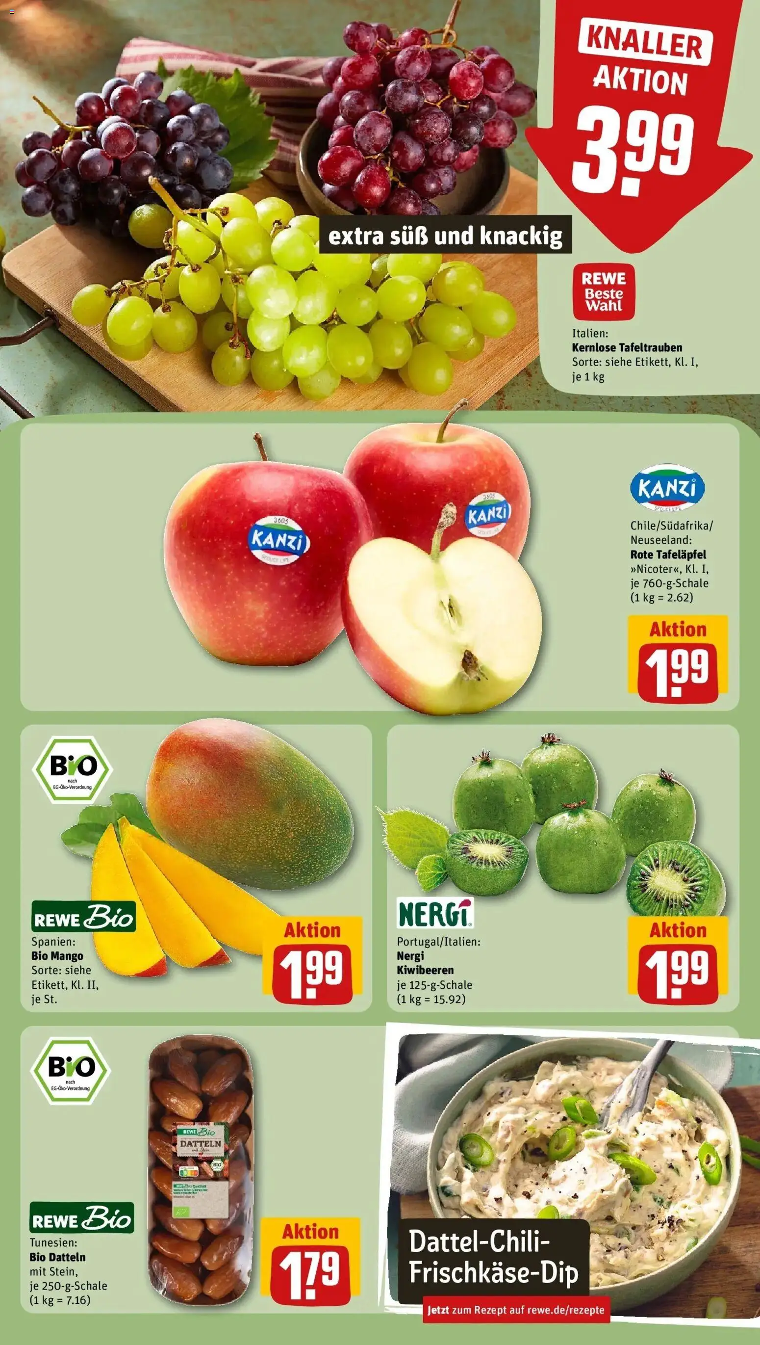 REWE Prospekt ab 21.09.2026 zum Blättern » Angebote | Seite: 4 | Produkte: Mango