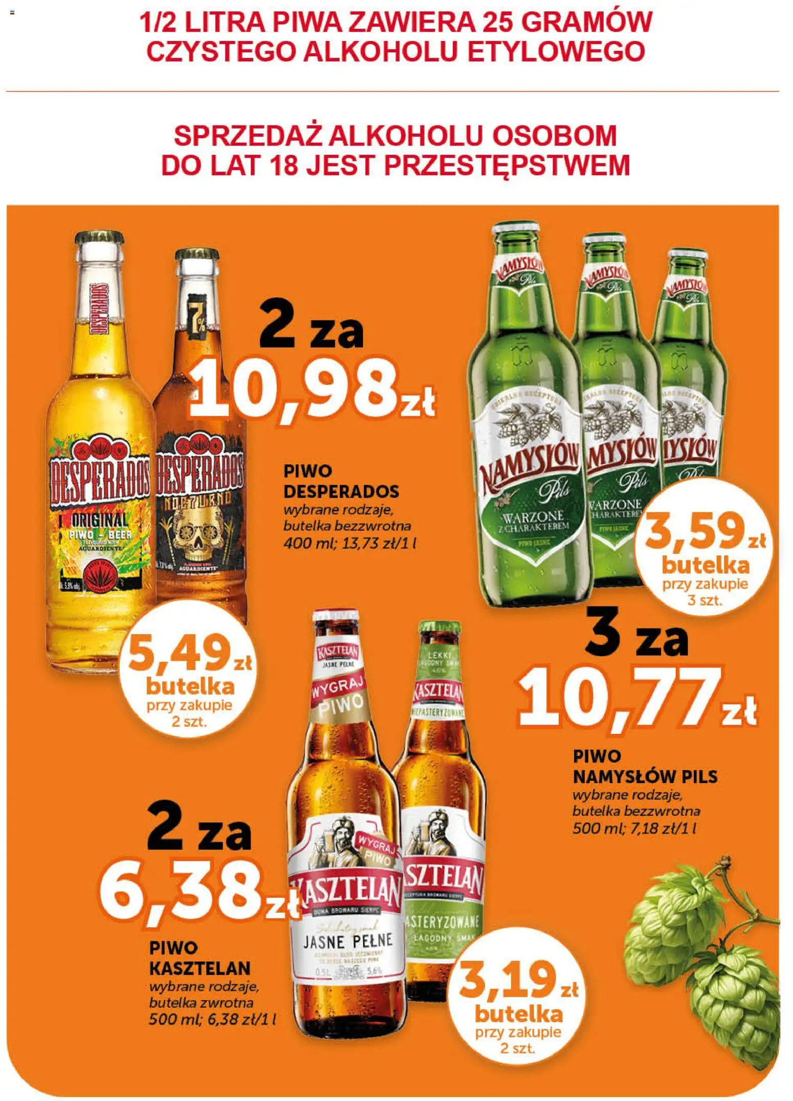 Euro Sklep gazetka - Market od 14.05.2026 | Strona: 11 | Produkty: Piwo, Piwo Namysłów