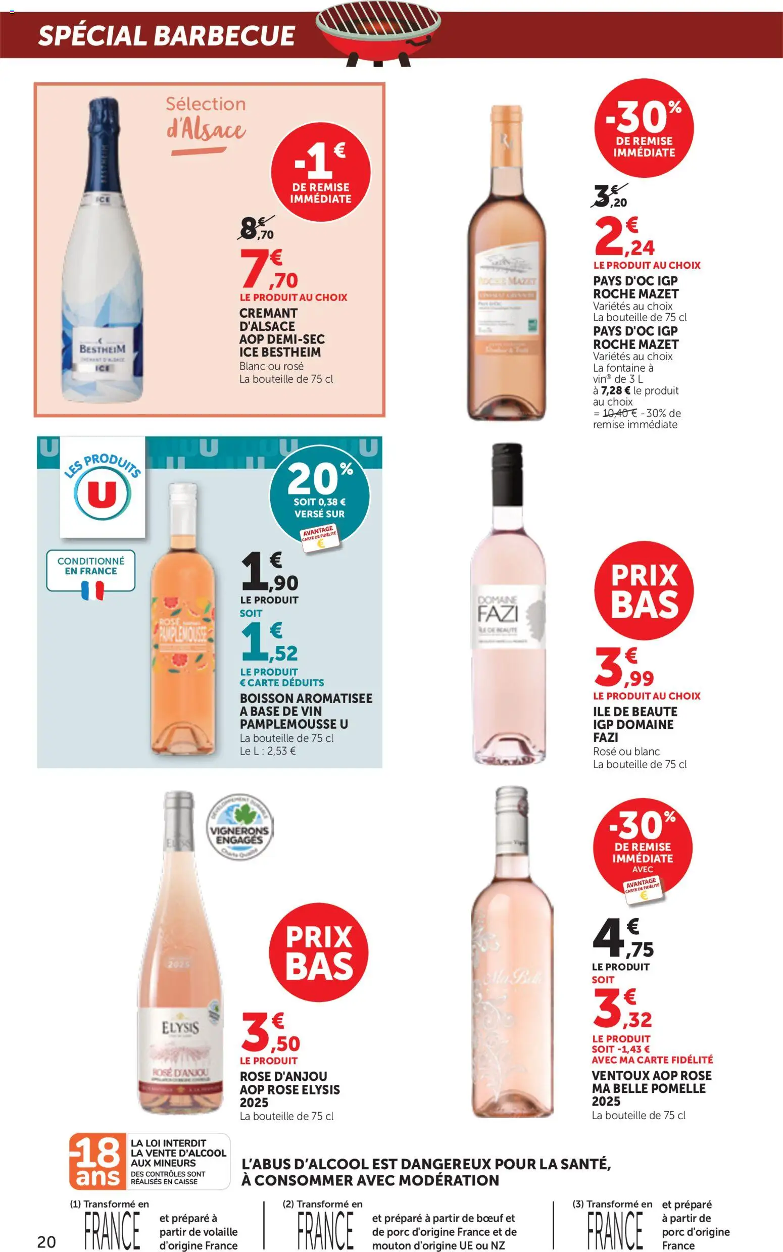 {H1} | Page: 20 | Produits: Pamplemousse, Barbecue, Volaille, Vin