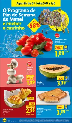 Pré-visualização Empanada de Frango e Cogumelos, Unid. 500 g válido de 01.06.2026 | Página: 30