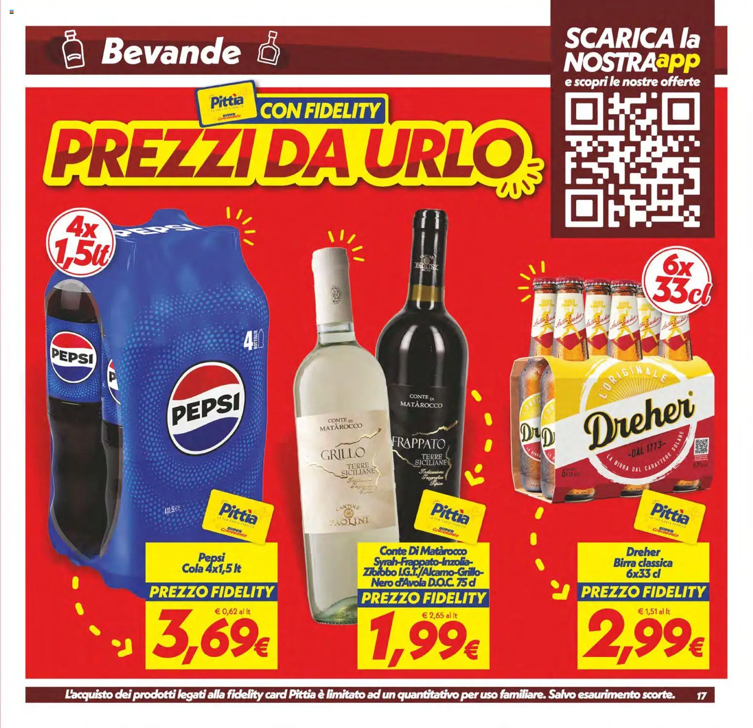 Volantino SuperConveniente del 13/10/2026 | Pagina: 17 | Prodotti: Birra, Bevande, Pepsi