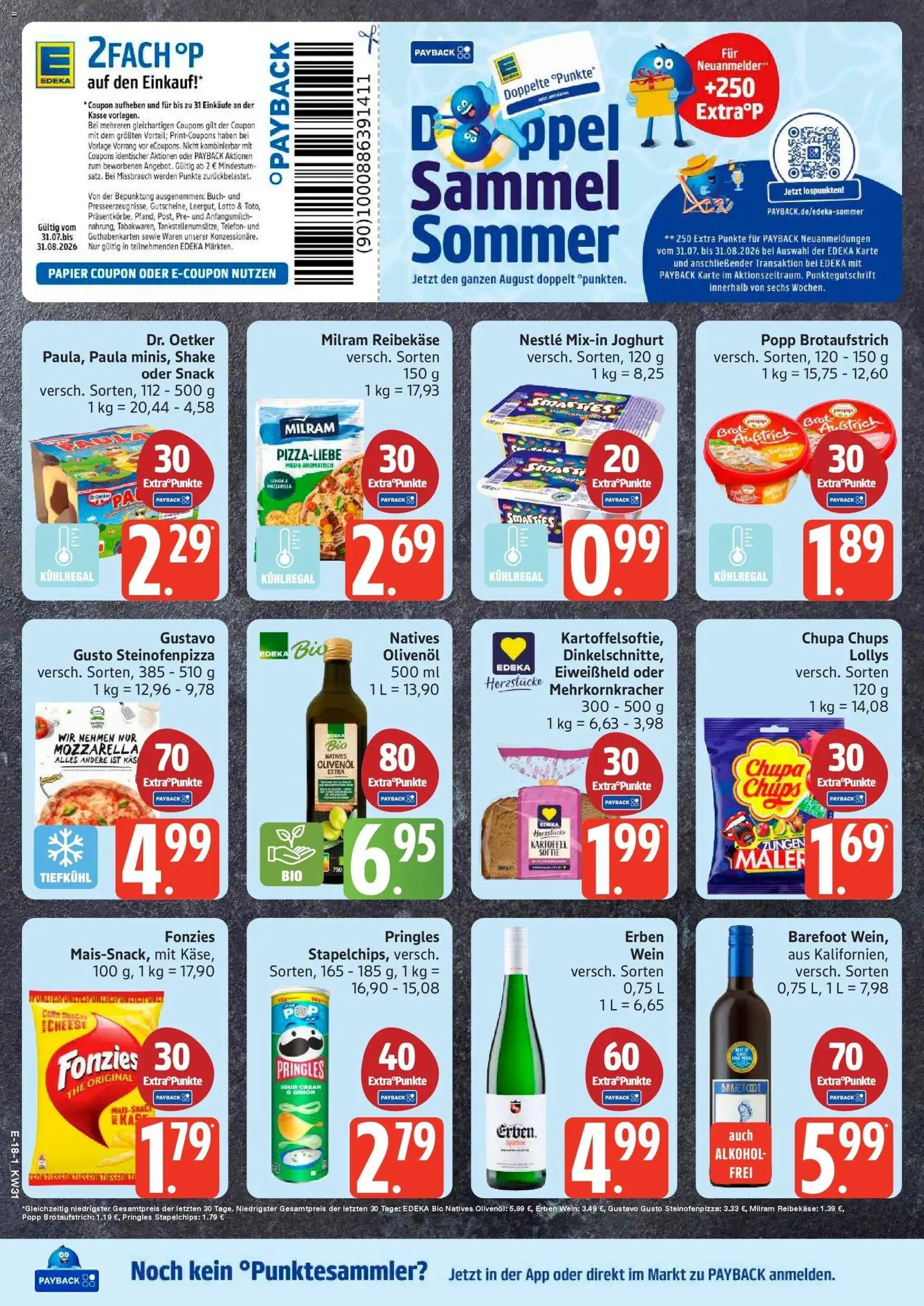 Edeka Prospekt Schwarzenbek – gültig ab 27.07.2026 | Seite: 21 | Produkte: Joghurt, Mozzarella, Reibekase, Telefon