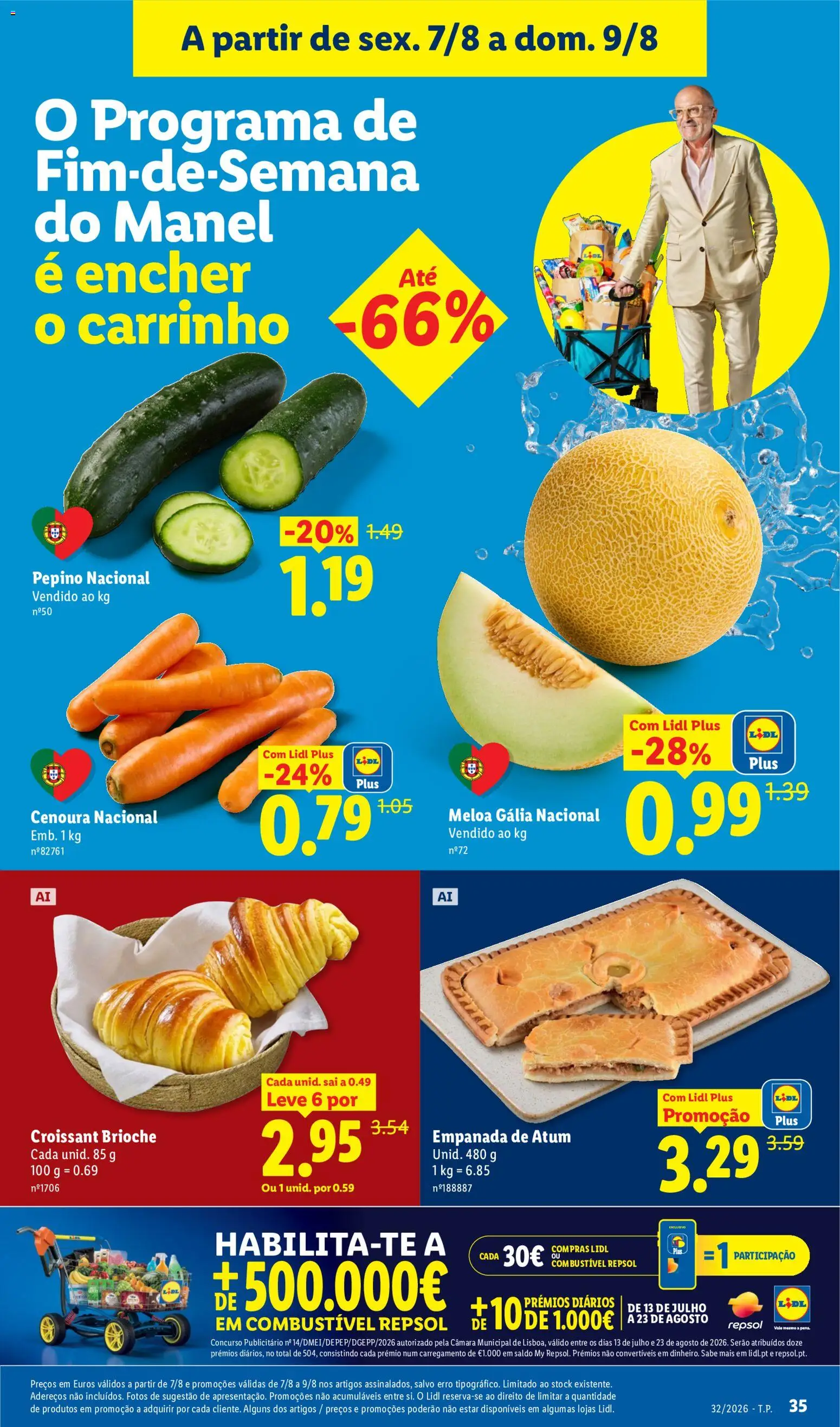 Lidl folheto │ válido de 03/08/2026 | Página: 35 | Produtos: Atum, Cenoura