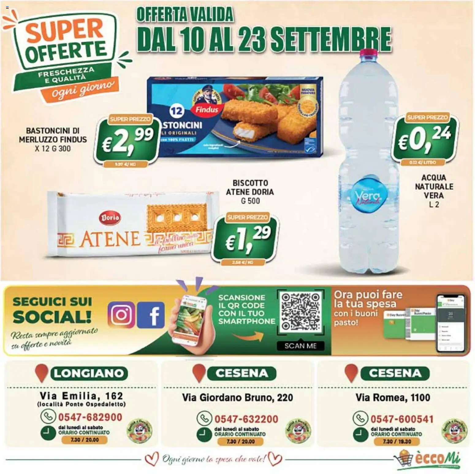 Volantino Coal del 10/09/2026 | Pagina: 24 | Prodotti: Merluzzo, Acqua, Smartphone
