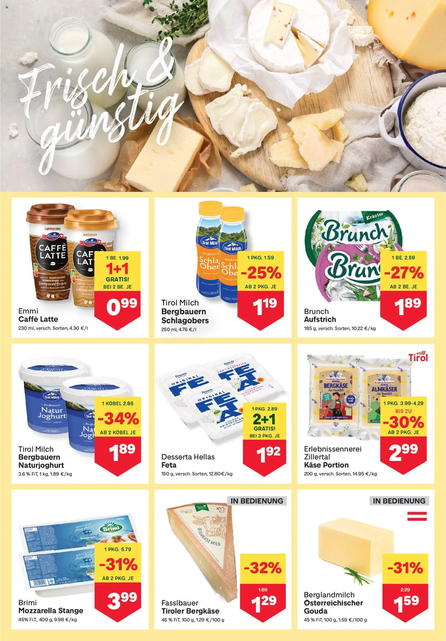 MPREIS Flugblatt gültig ab 02.07.2026 | Seite: 5 | Produkte: Milch, Käse, Joghurt