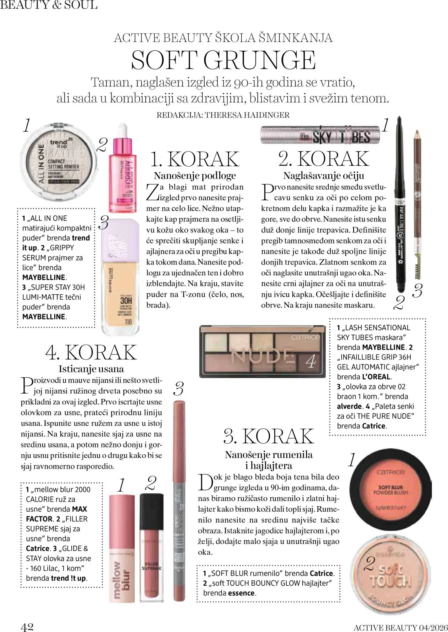 DM Drogerie katalog - važi od 15.10.2026 | Strana: 42 | Proizvode: Rumenilo, Maskara, Ajlajner, Sjaj za usne
