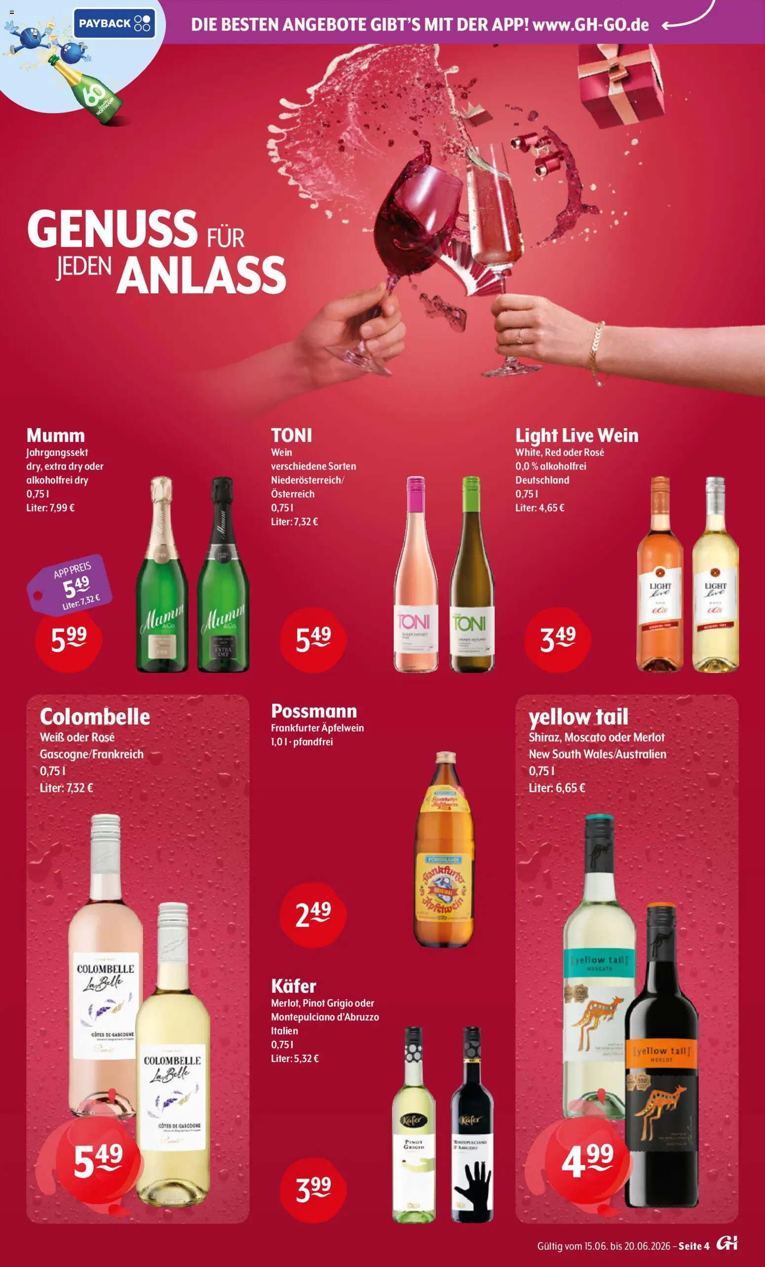 Getränke Hoffmann - Brandenburg – gültig ab 15.06.2026 | Seite: 4 | Produkte: Merlot, Wein