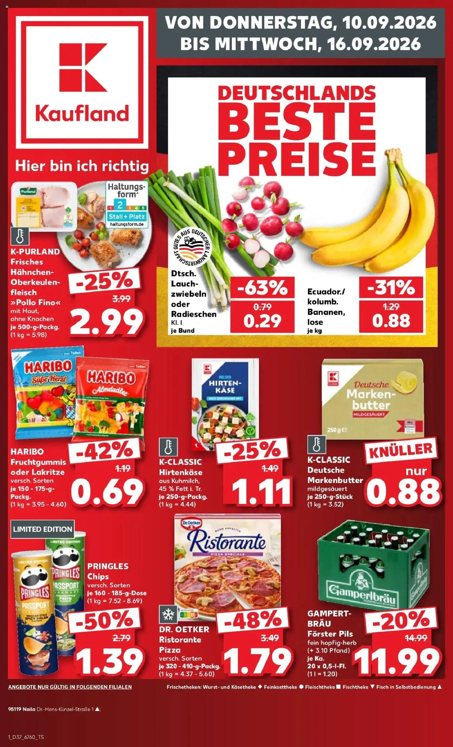 Prospekt Kaufland ab 07.09.2026 » Angebote Online zum Blättern | Seite: 10 | Produkte: Ristorante, Pils, Chips, Fleisch