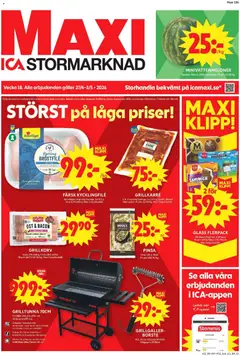 ICA Maxi - Malmö - Förhandsvisning av reklamblad från butik ICA Maxi aktuell från 27.04.2026