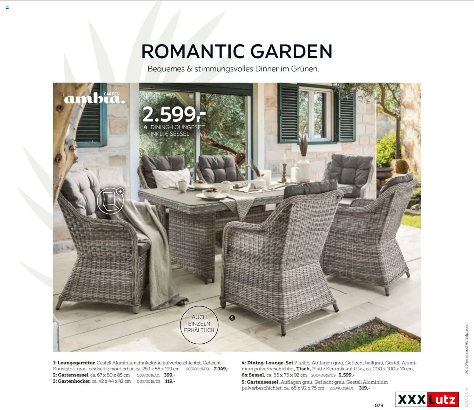 XXXL Lutz My Home Garten – gültig ab 23.02.2026 | Seite: 79 | Produkte: Sessel