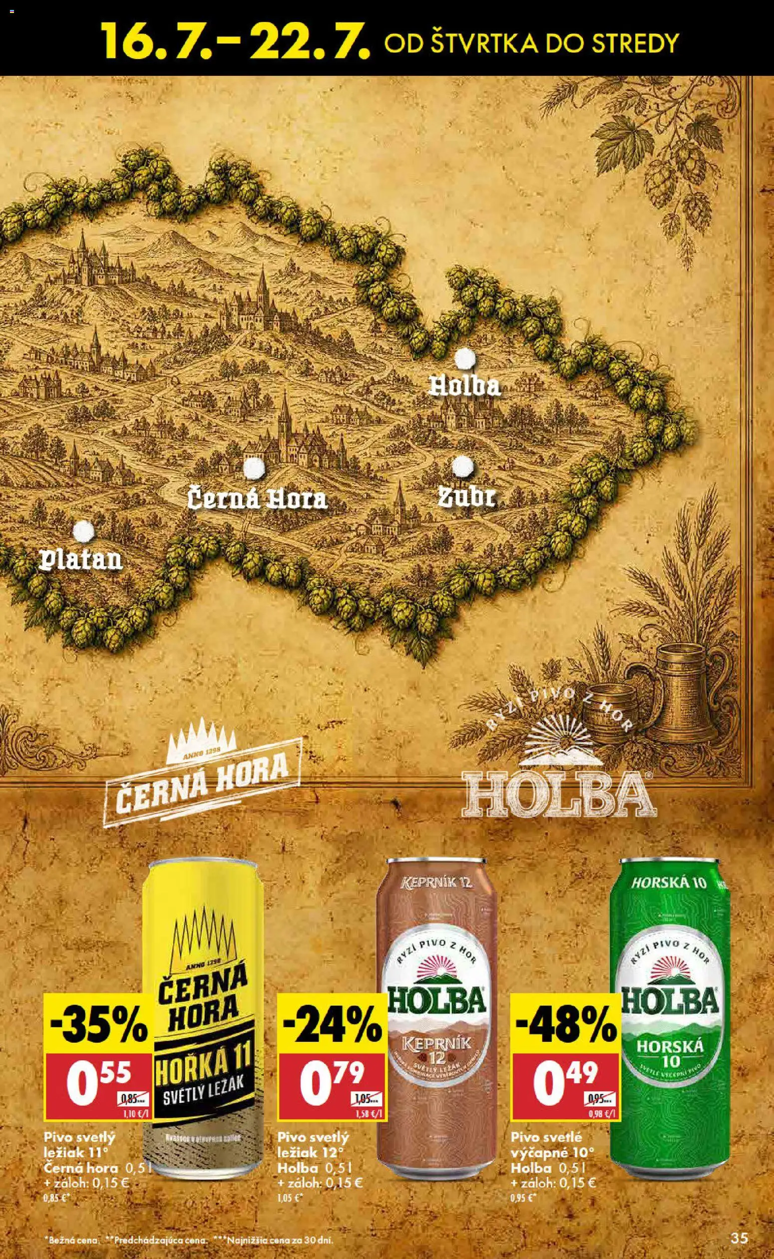 Nové Biedronka akcie – leták je platný od 16.07.2026 | Strana: 35 | Produkty: Pivo