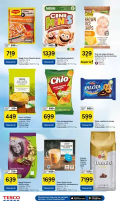Tesco Szupermarket akciós újság  - amely érvényes a következő dátumtól: 07.05.2026 | Oldal: 4 | Termékek: Chips, Kávékapszula, Kávé, Szemes kávé