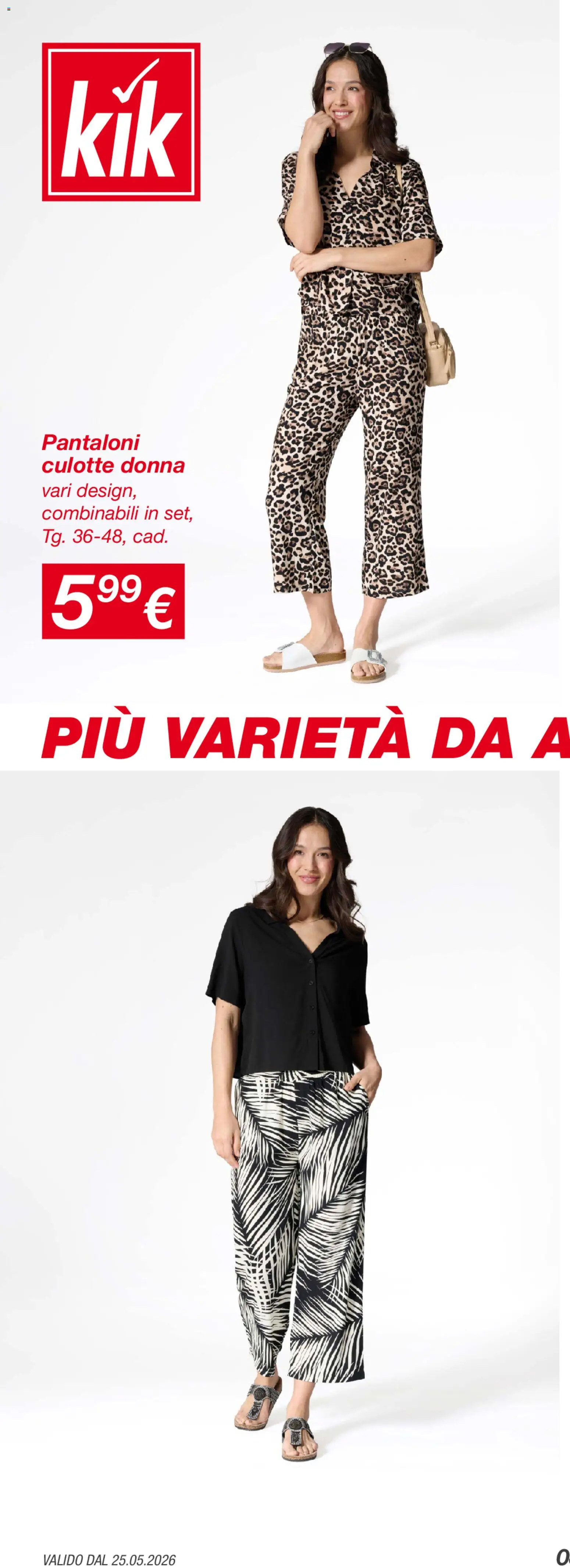 Volantino KiK del 25.05.2026 | Pagina: 14 | Prodotti: Pantaloni