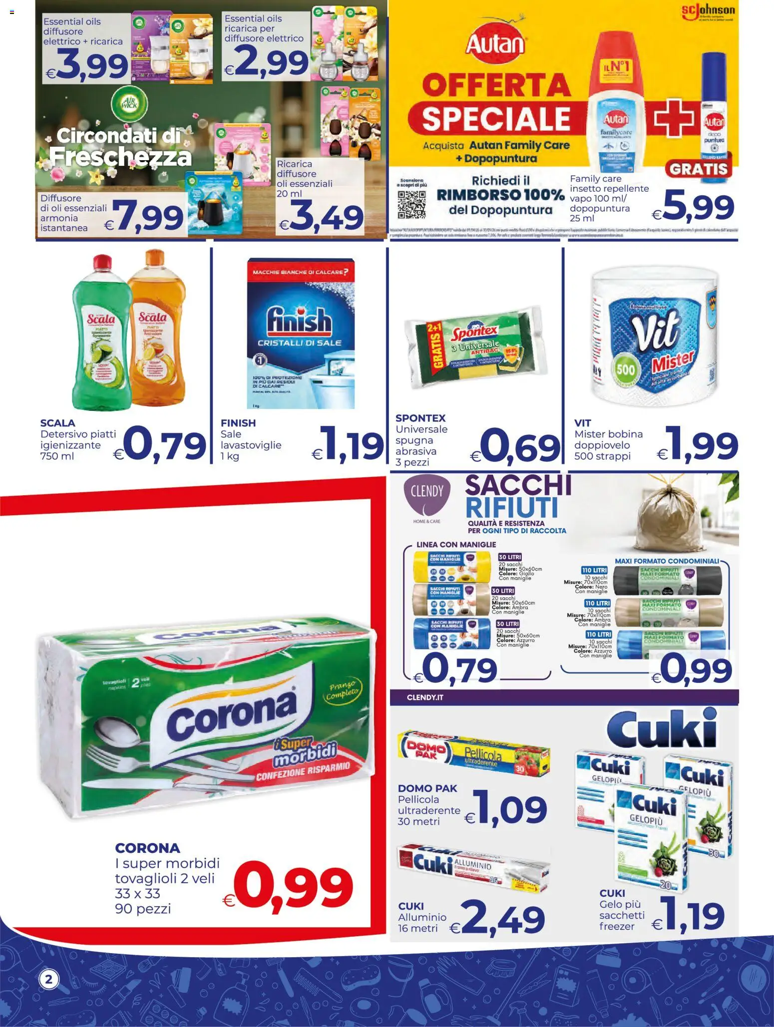 Volantino Pilato del 21/07/2026 | Pagina: 2 | Prodotti: Spugna, Sale, Freezer, Alluminio