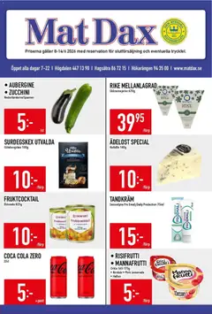 Matdax erbjudanden - Förhandsvisning av reklamblad från butik Matdax aktuell från 08.06.2026