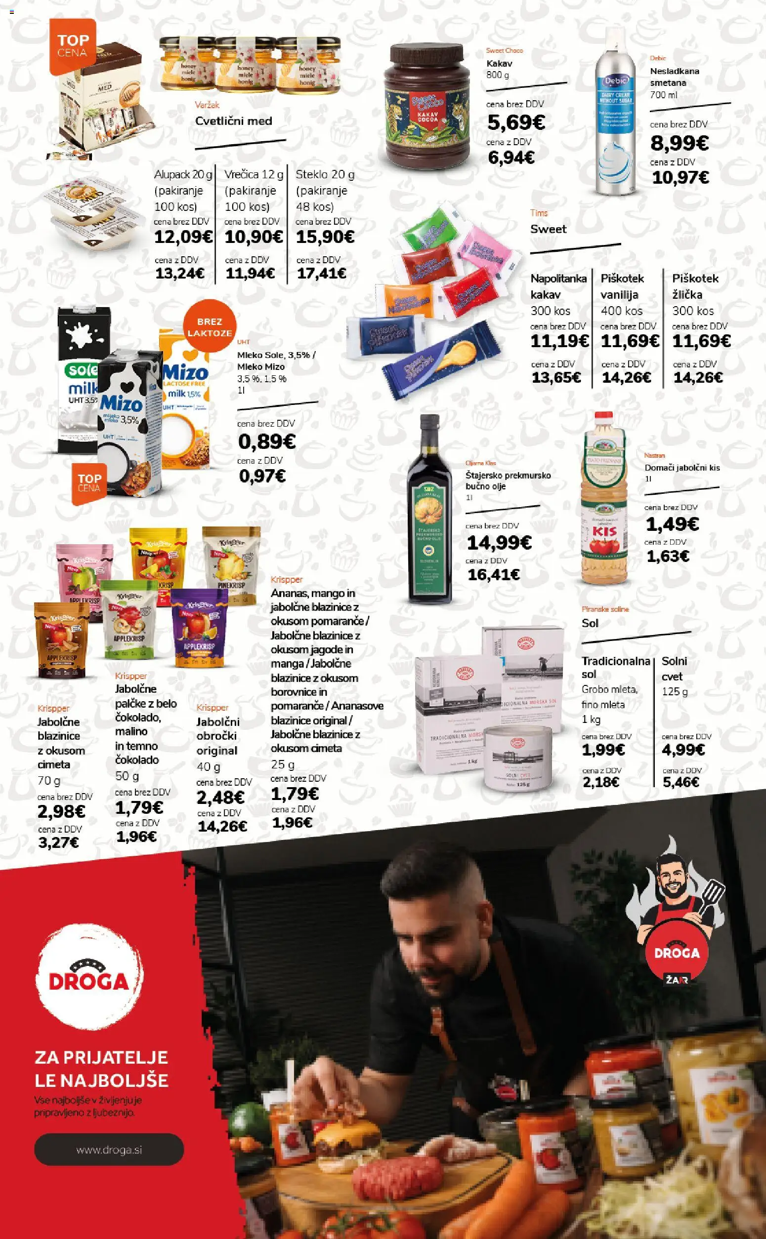 Novi Ahac katalog ponudbe – veljaven od 01.04.2026 | Stran: 21 | Izdelki: Kos, Olje, Sol, Mango