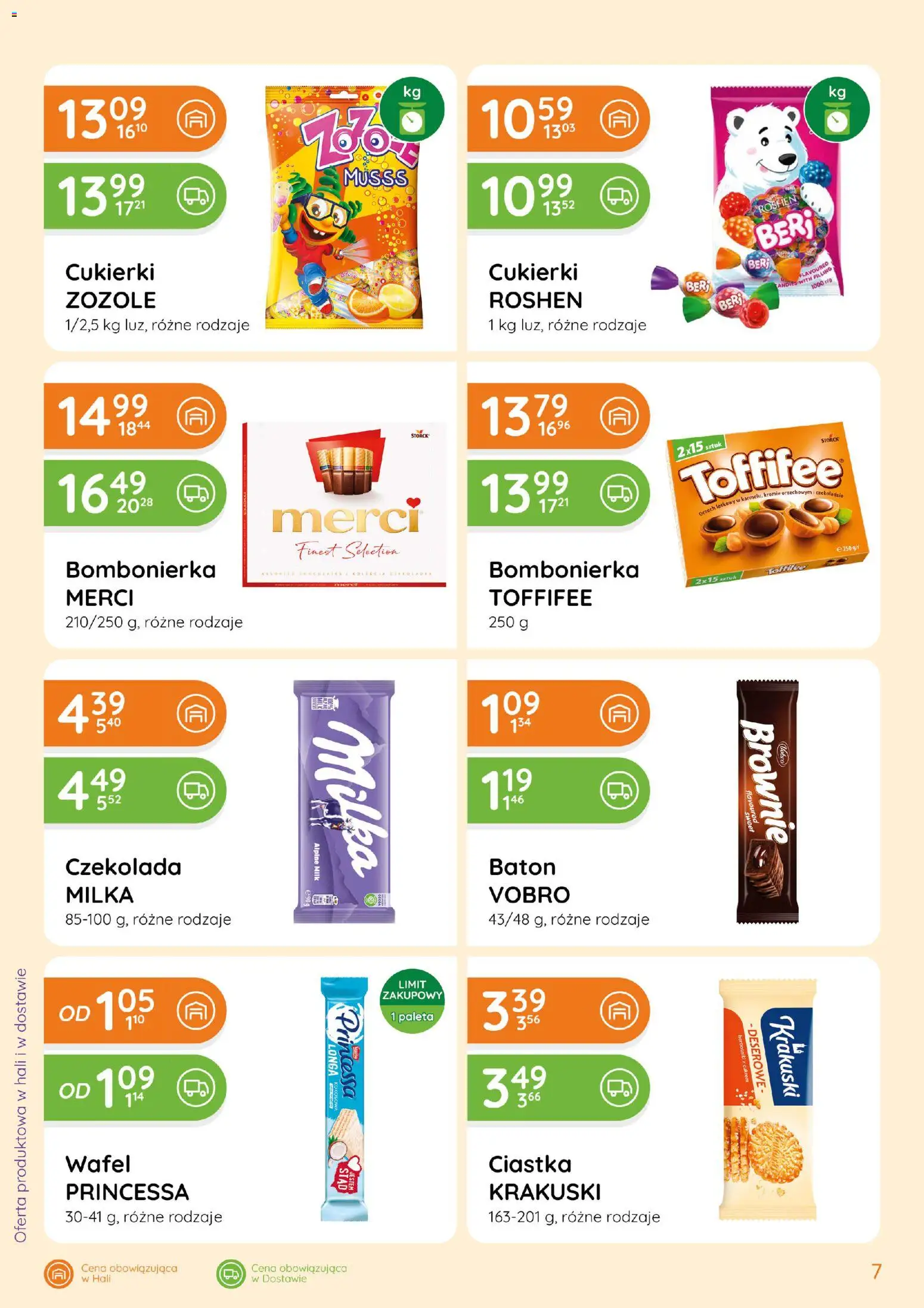 Eurocash gazetka - Ofensywa Spożywcza od 20.08.2026 | Strona: 7 | Produkty: Milka, Herbatniki, Baton, Czekolada