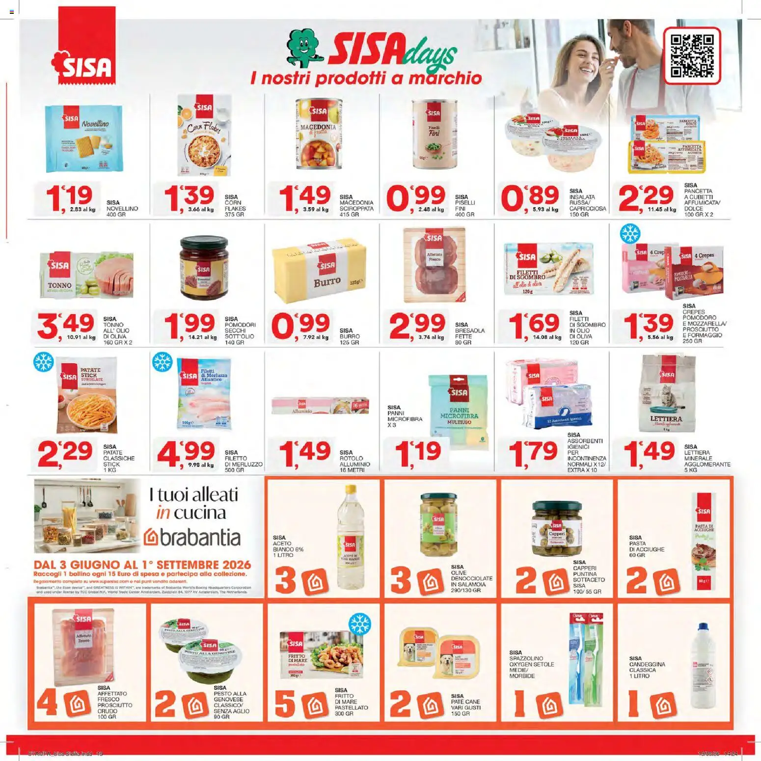 Volantino SISA del 02/07/2026 | Pagina: 19 | Prodotti: Spazzolino, Formaggio, Olio, Pesto