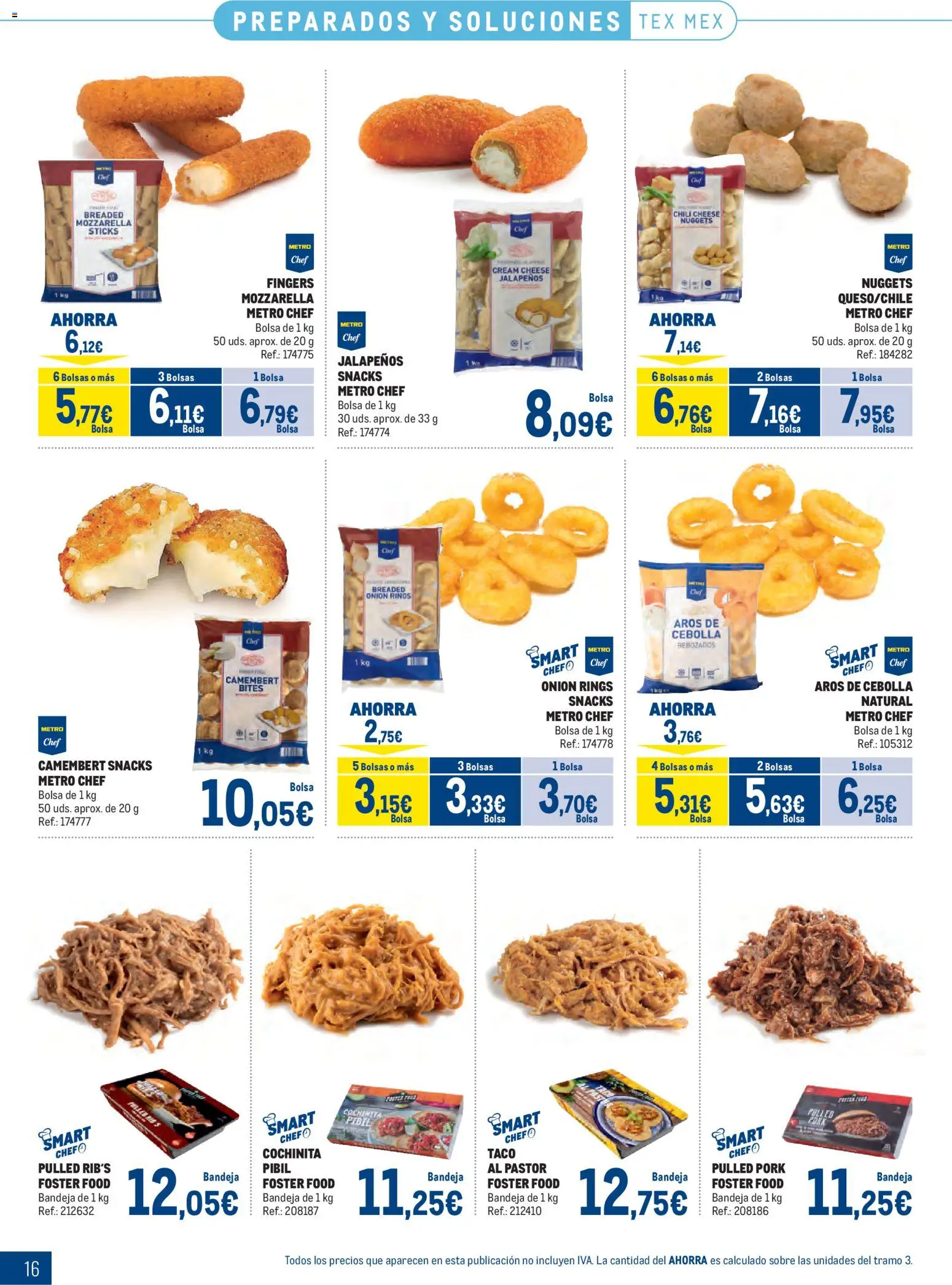 Makro Congelados Sur │ válido desde el 04.05.2026 | Página: 16 | Productos: Παγωμένο τσάι, Bolsa, Bandeja, Nuggets