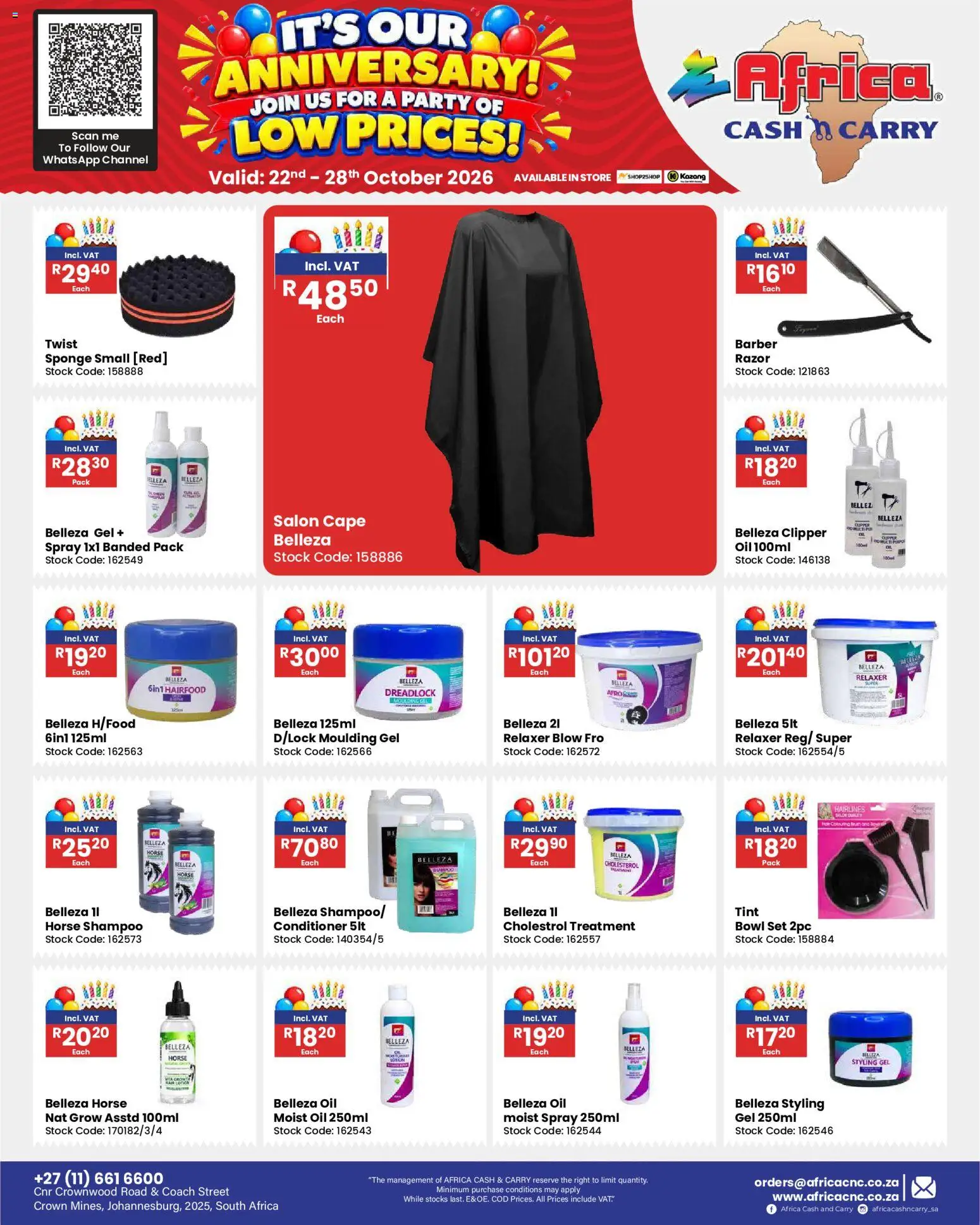 New Africa Cash & Carry catalogue – valid from 22/10/2026 | Page: 121