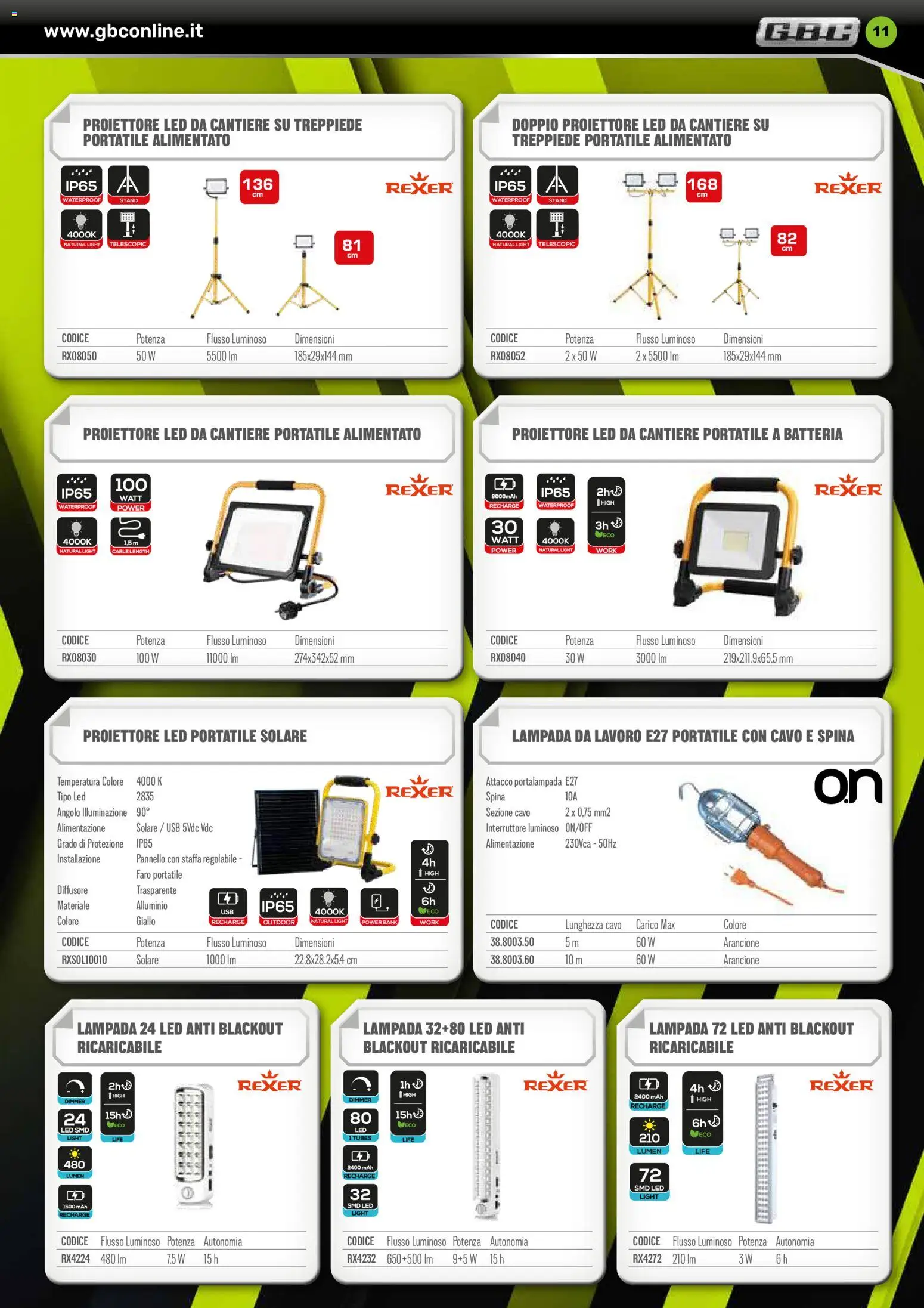 Volantino GBC del 17.06.2026 | Pagina: 11 | Prodotti: Power bank, USB, Batteria, Lampada
