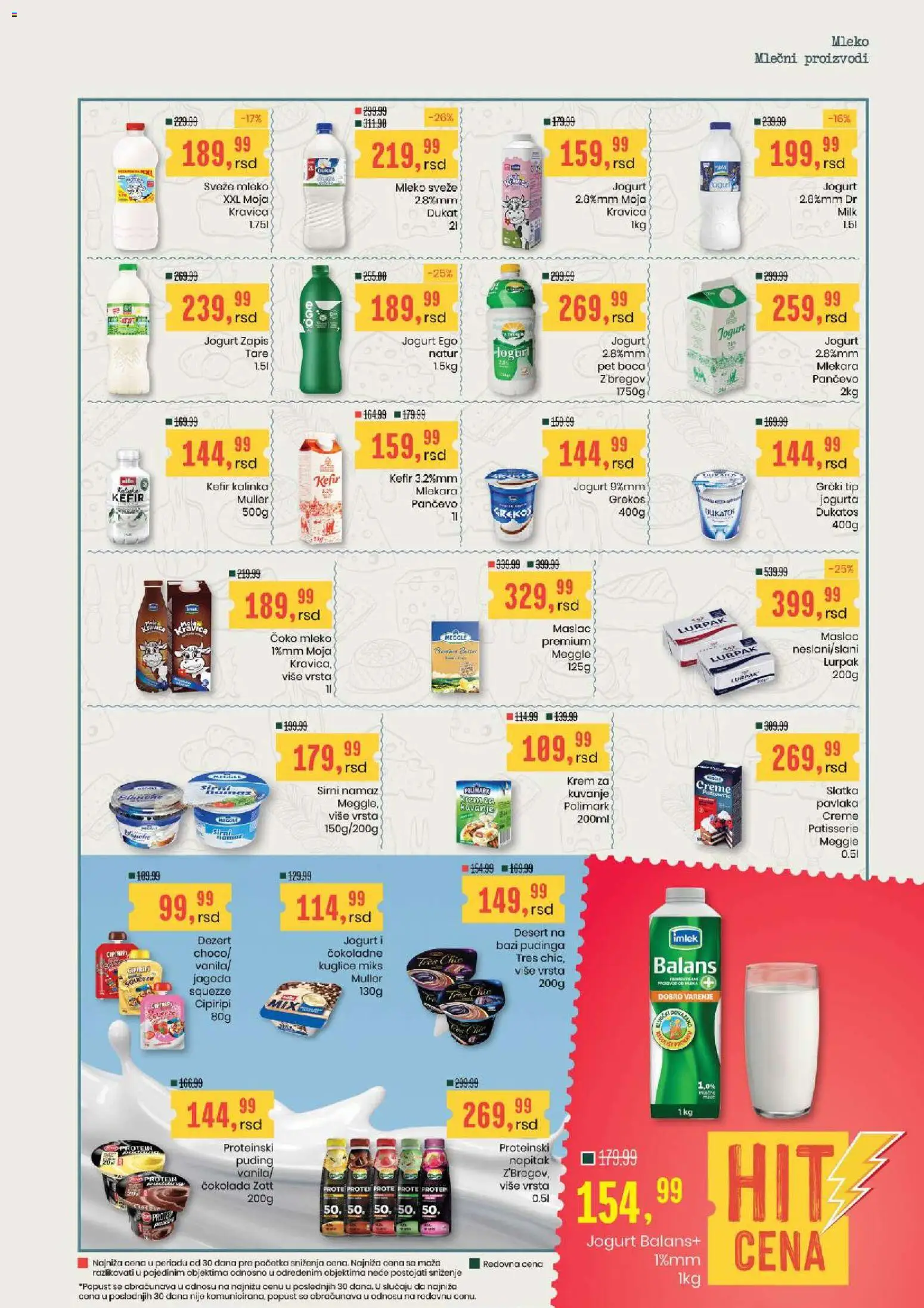 Aroma Market katalog - važi od 09.07.2026 | Strana: 5 | Proizvode: Maslac, Protein, So, Čokolada