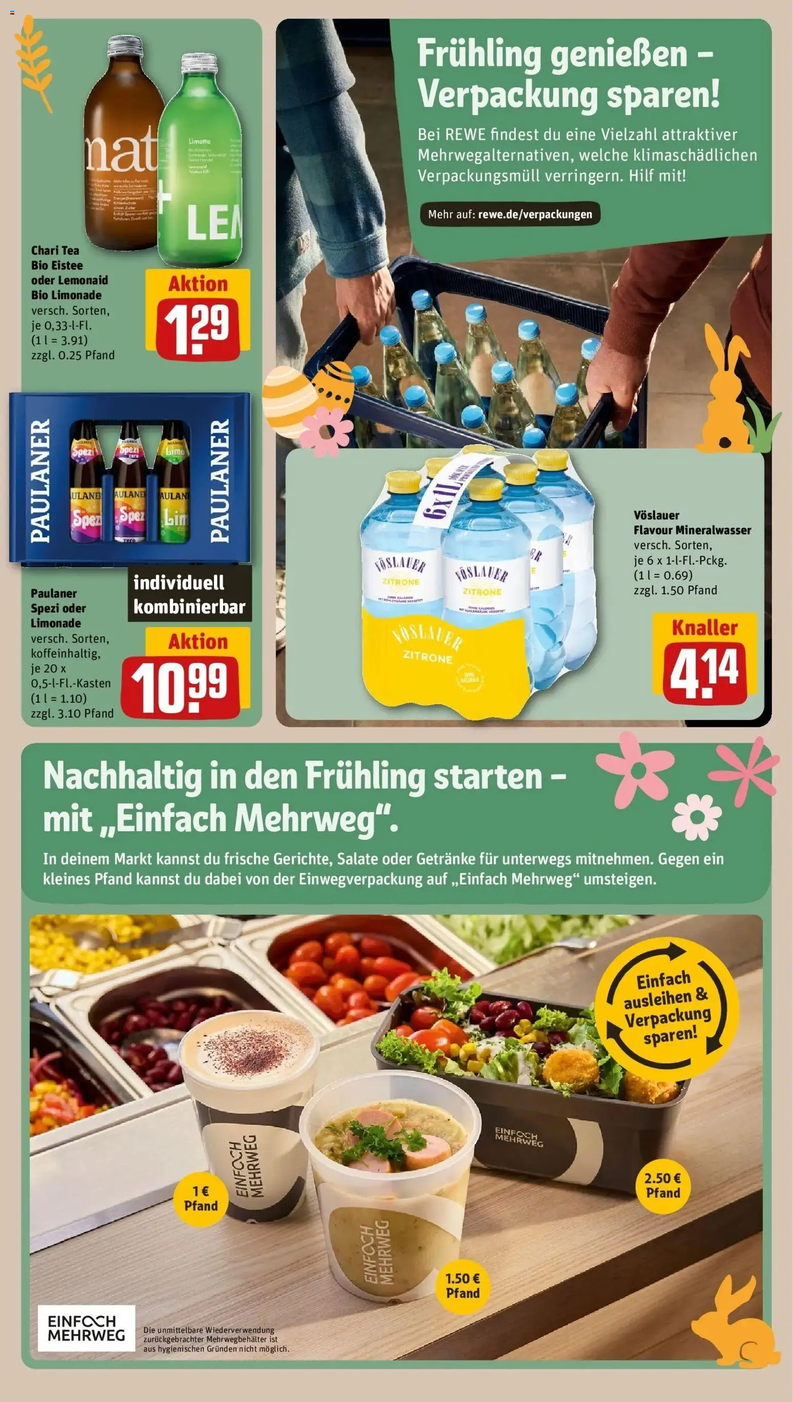 Rewe Prospekt Neunburg Vorm Wald	 – gültig ab 15.03.2026 | Seite: 17 | Produkte: Paulaner spezi, Limonade, Limette, Paulaner