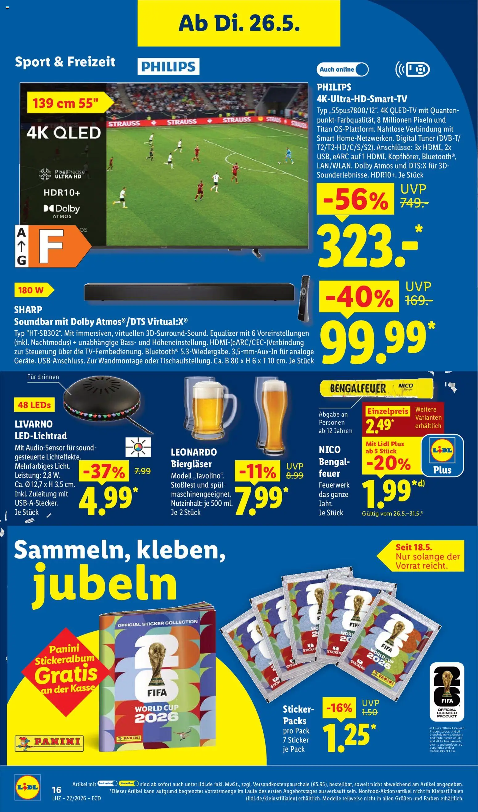 Lidl Prospekt – gültig ab 26.05.2026 | Seite: 24 | Produkte: Philips, Soundbar