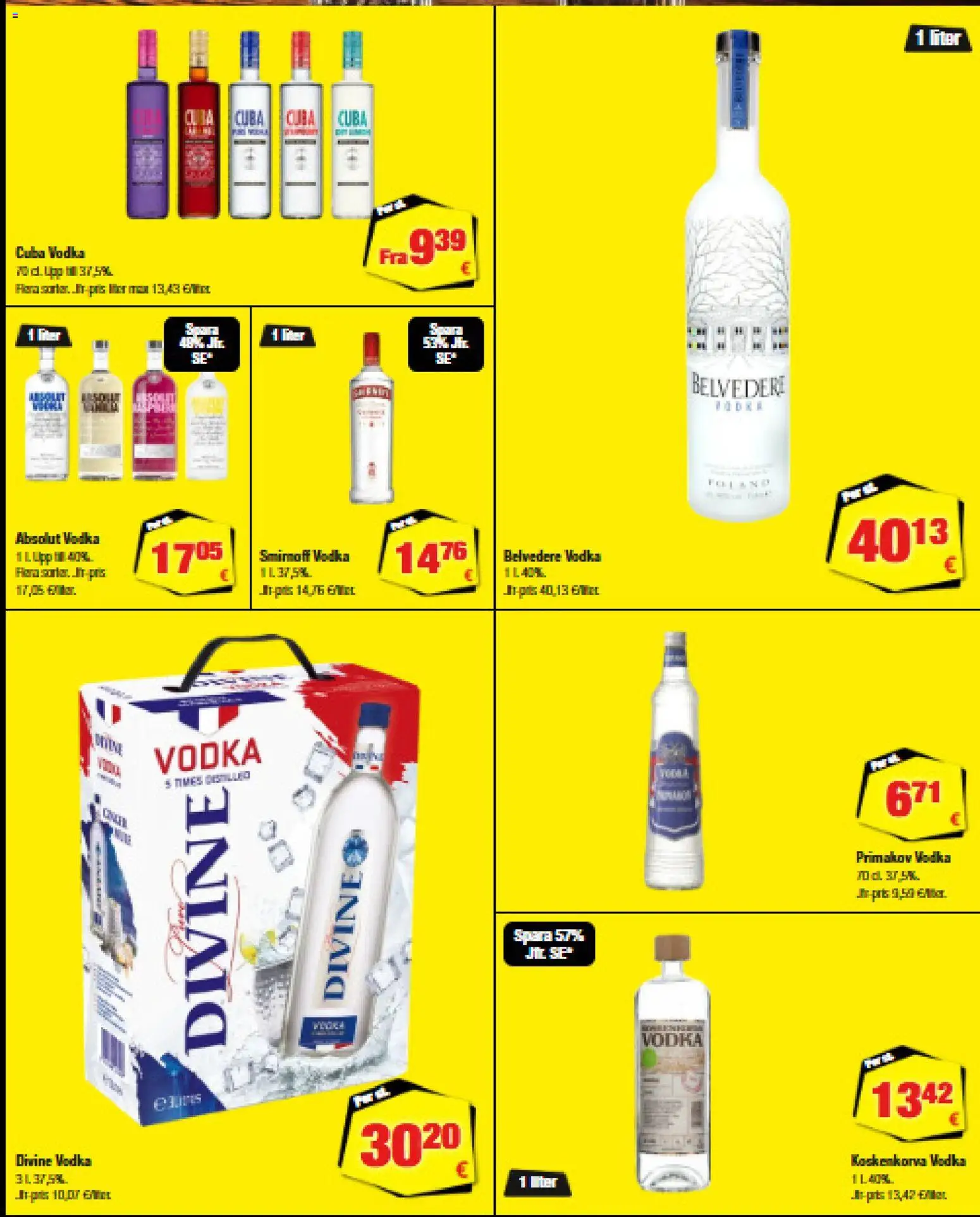 Calle tilbudsavis – gyldig fra 24/06/2026 | Side: 6 | Produkter: Vodka