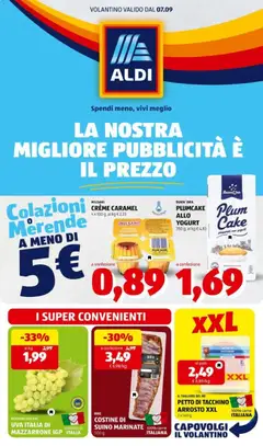 Anteprima del volantino Aldi volantino valido a partire dal 07/09/2026
