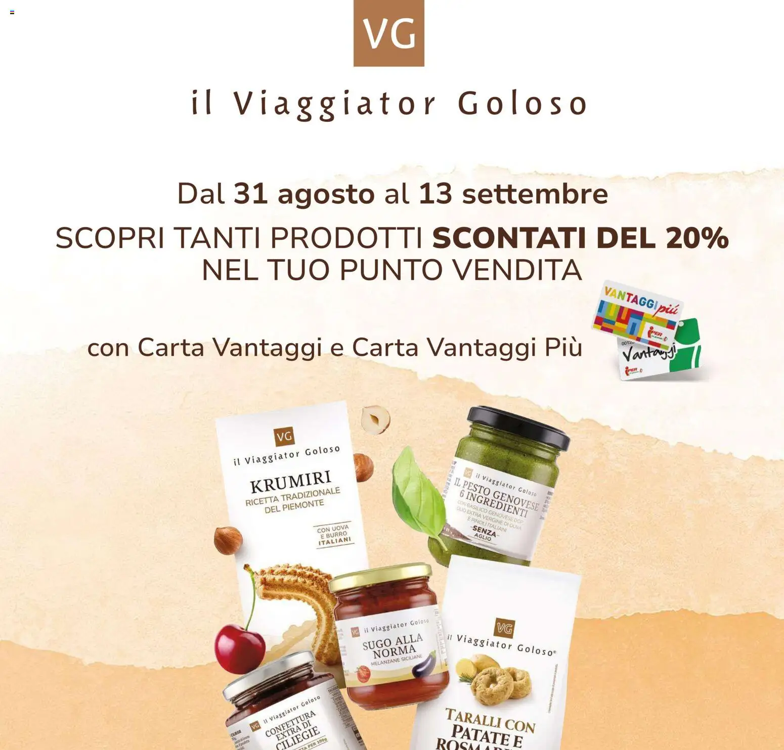 Volantino Iper del 31/08/2026 | Pagina: 30 | Prodotti: Pesto, Basilico, Melanzane, Olio extra vergine