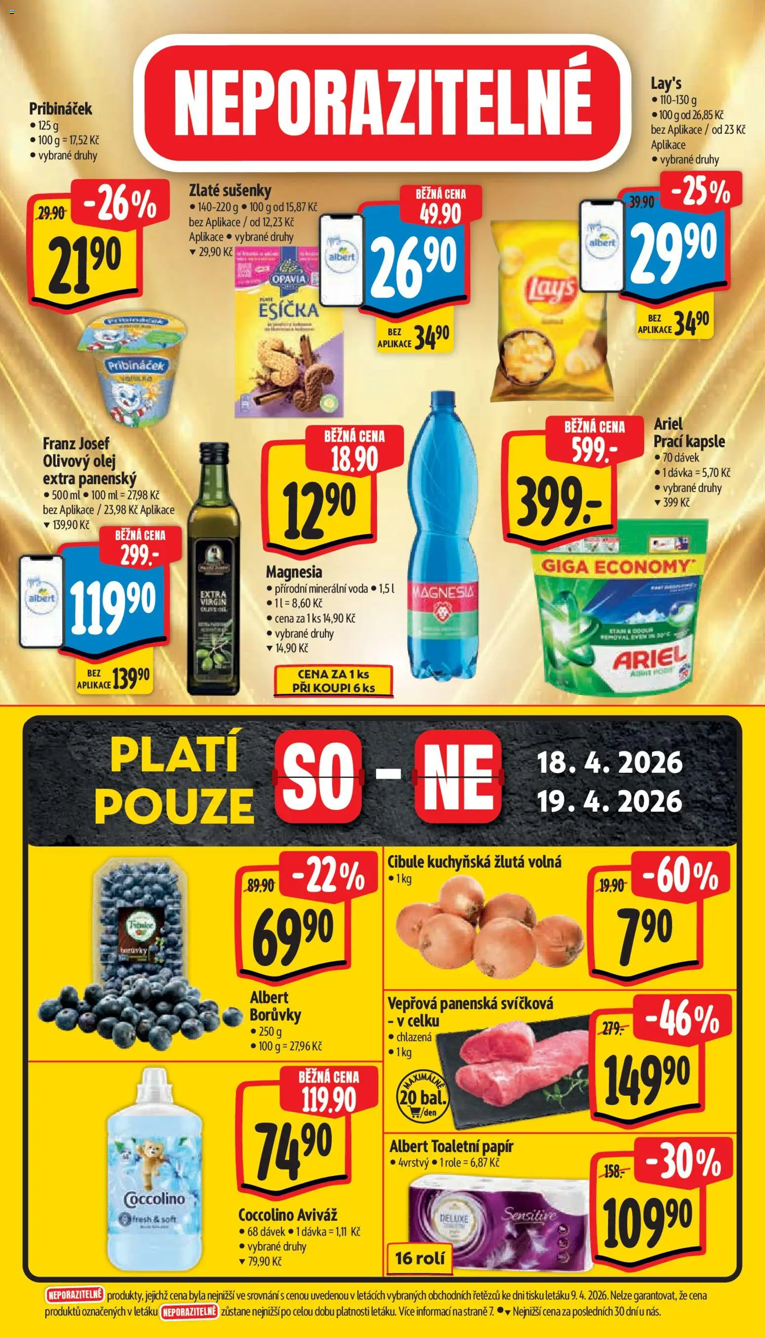 Albert leták - Supermarket od 15.04.2026 | Strana: 8 | Produkty: Aviváž, Voda, Deluxe, Sušenky