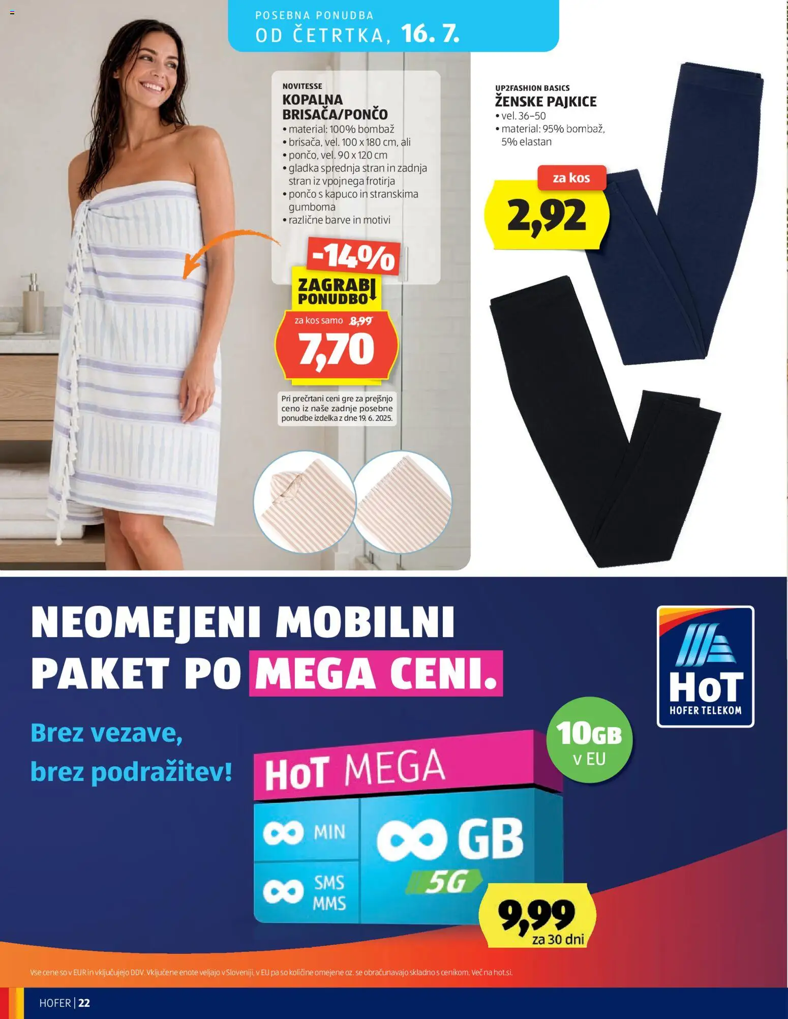Hofer SI katalog | vrijedi od 08.07.2026 | Stranica: 22