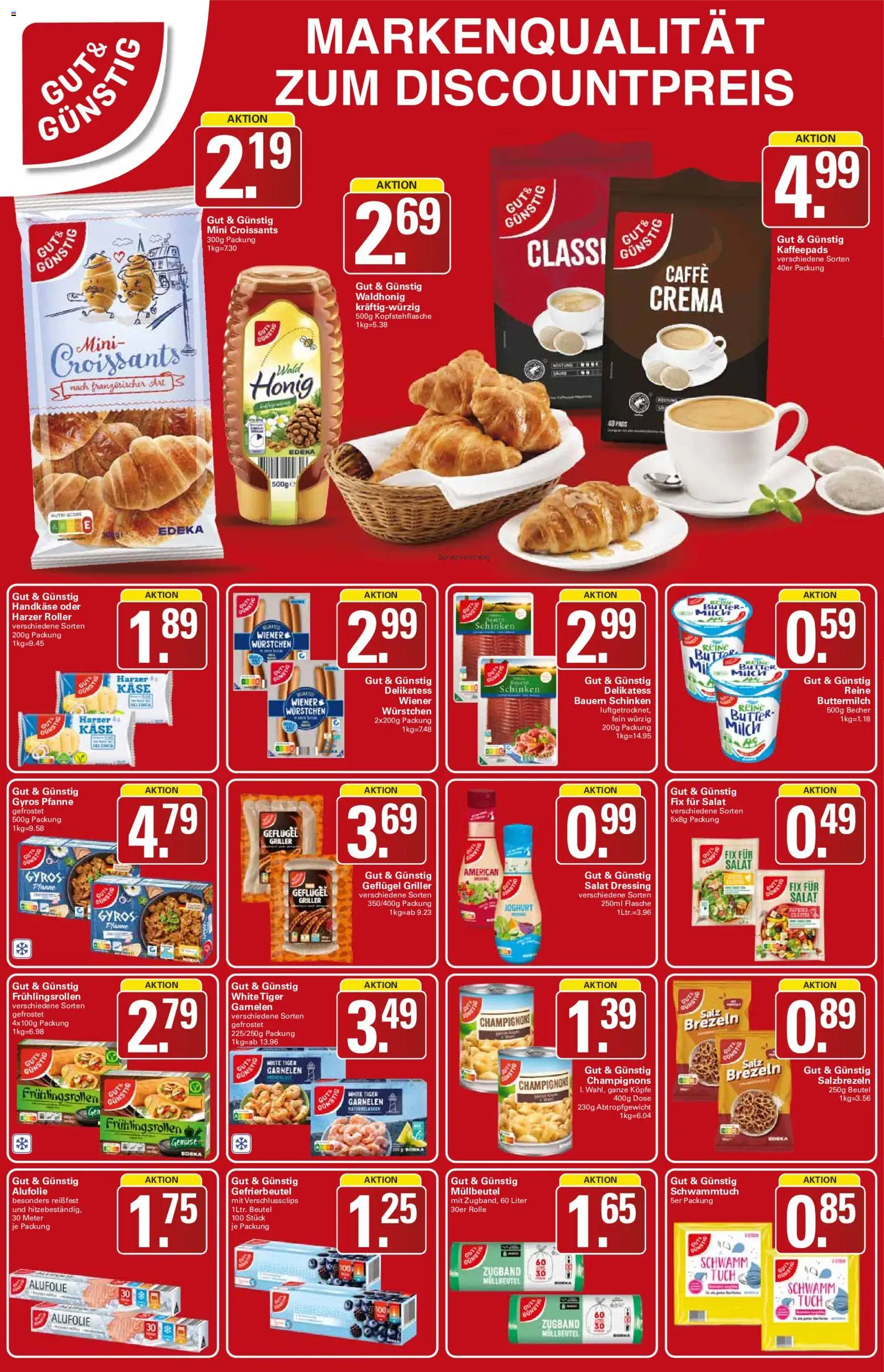 WEZ Prospekt – gültig ab 29.06.2026 | Seite: 13 | Produkte: Milch, Käse, Tiger garnelen, Griller