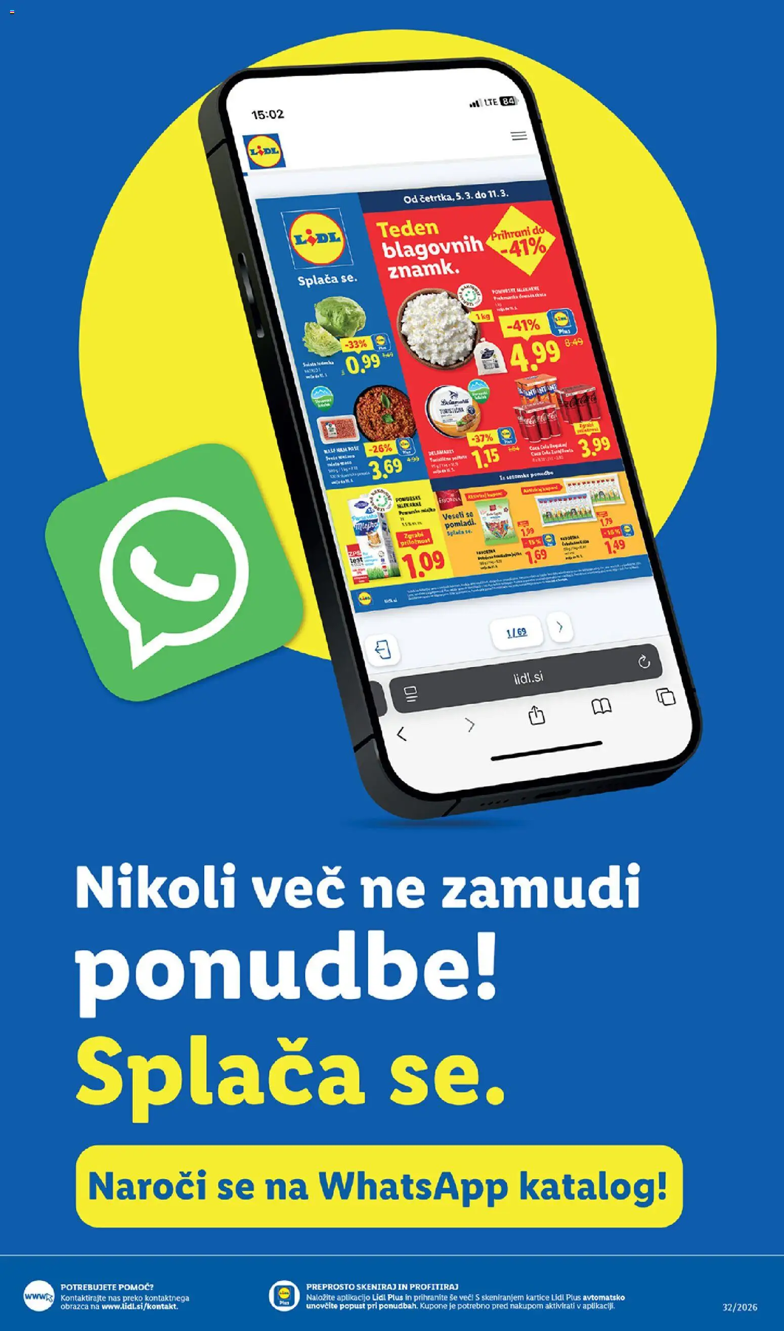 Novi Lidl katalog ponudbe – veljaven od 06.08.2026 | Stran: 59 | Izdelki: Namaz