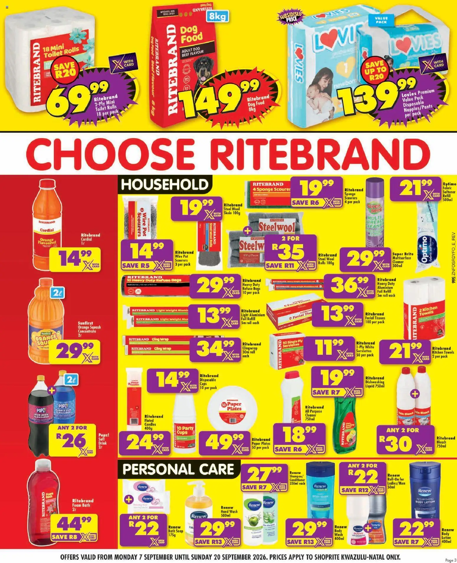 New Shoprite catalogue – valid from 07/09/2026 | Page: 3