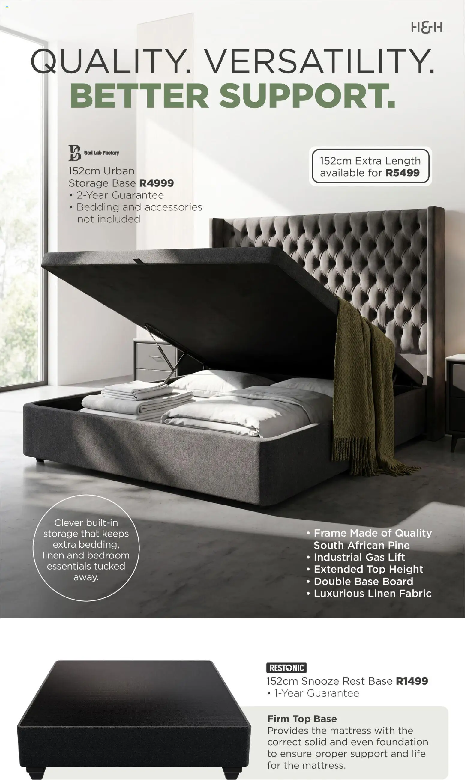 New House and Home catalogue – valid from 16/10/2026 | Page: 19 | Products: Frame, Bed, Mattress, Foundation