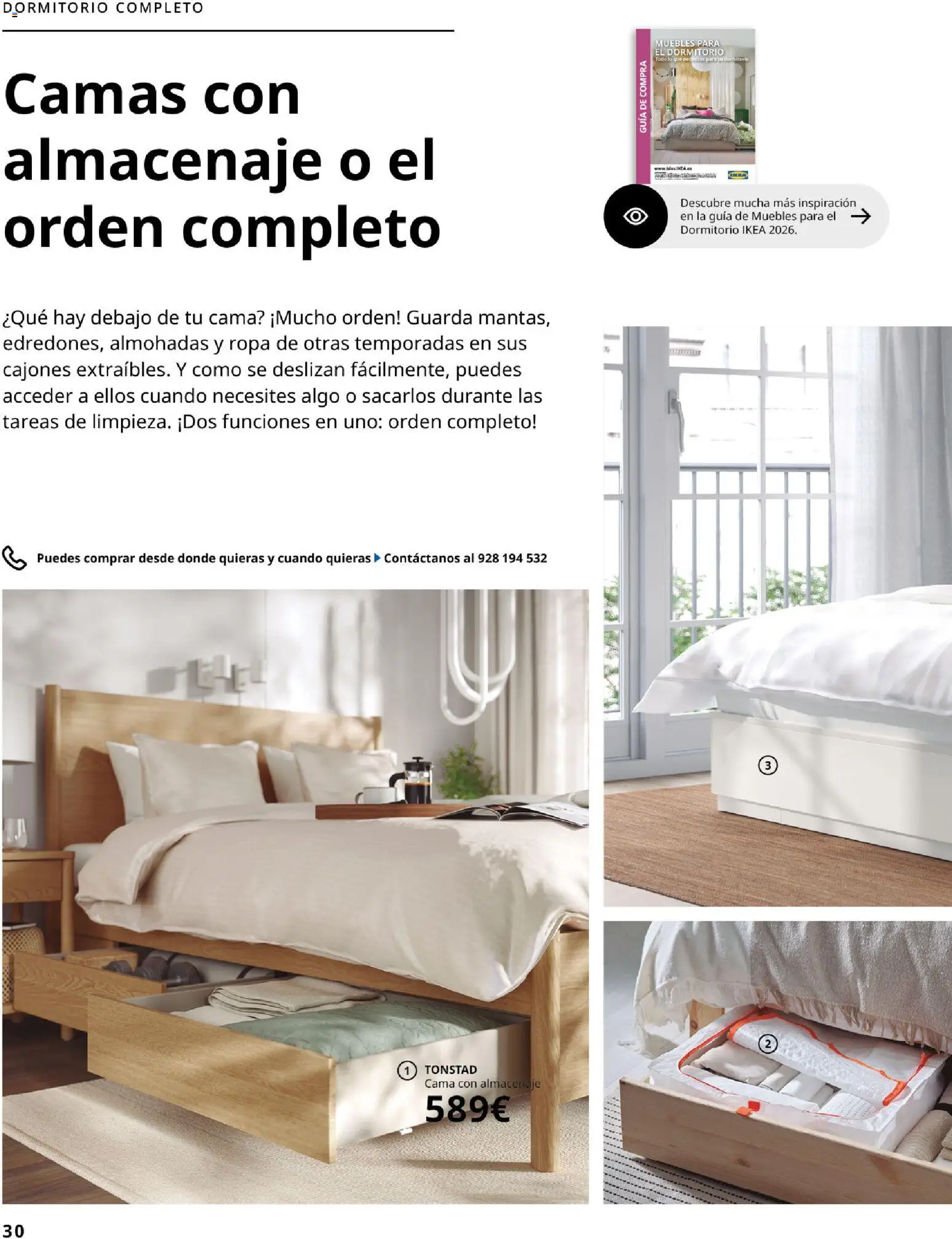 Catálogo IKEA Organización en el hogar │ válido desde el 15/01/2026 | Página: 30 | Productos: Ropa, Muebles, Cama, Almacenaje