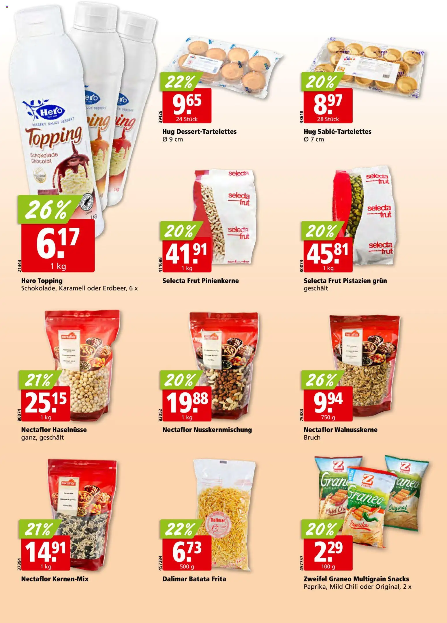 Aligro aktionen Schlieren, Gossau SG, Frauenfeld, Rapperswil-Jona, Sargans, Bern – gültig ab 26.10.2026 | Seite: 24 | Produkte: Snacks, Schokolade, Paprika, Chili