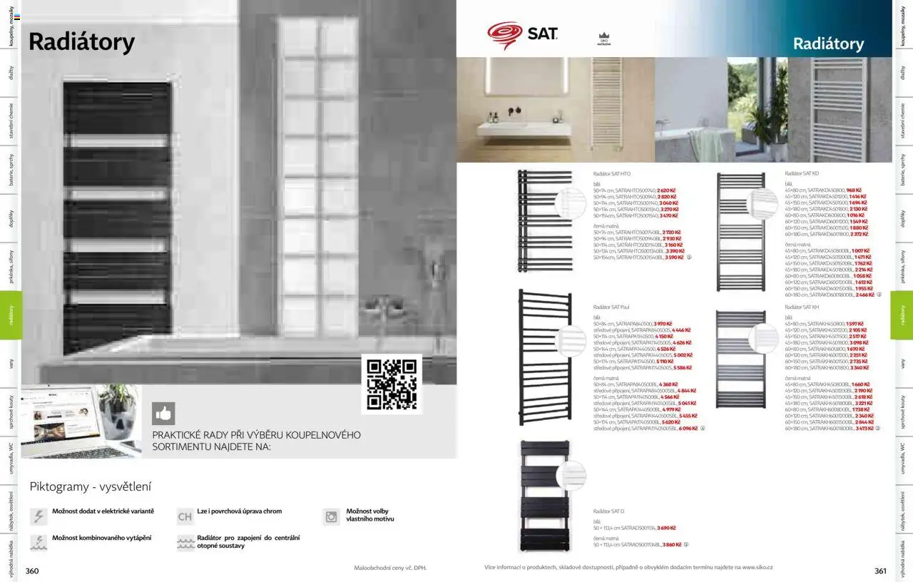 Siko koupelny katalog Koupelny 2025/2026 od 14.10.2025 | Strana: 181 | Produkty: Osvětlení, Wc, Radiátor