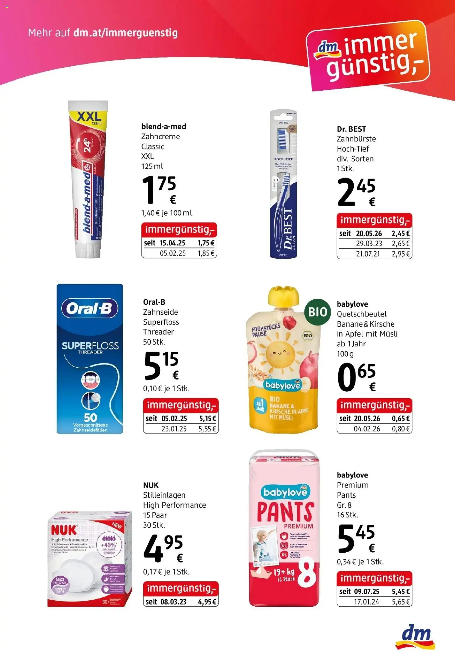 dm drogerie markt Journal Express August von 30.07.2026 - Aktuelle Angebote | Seite: 7 | Produkte: Äpfel, Zahnbürste