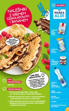 Pogląd oferty "Aldi Gazetka - Przepisy na pyszne śniadanie" - ważna od 05.08.2024 | Strona: 18 | Produkty: Ciasto, Mleka, Naleśniki, Sól