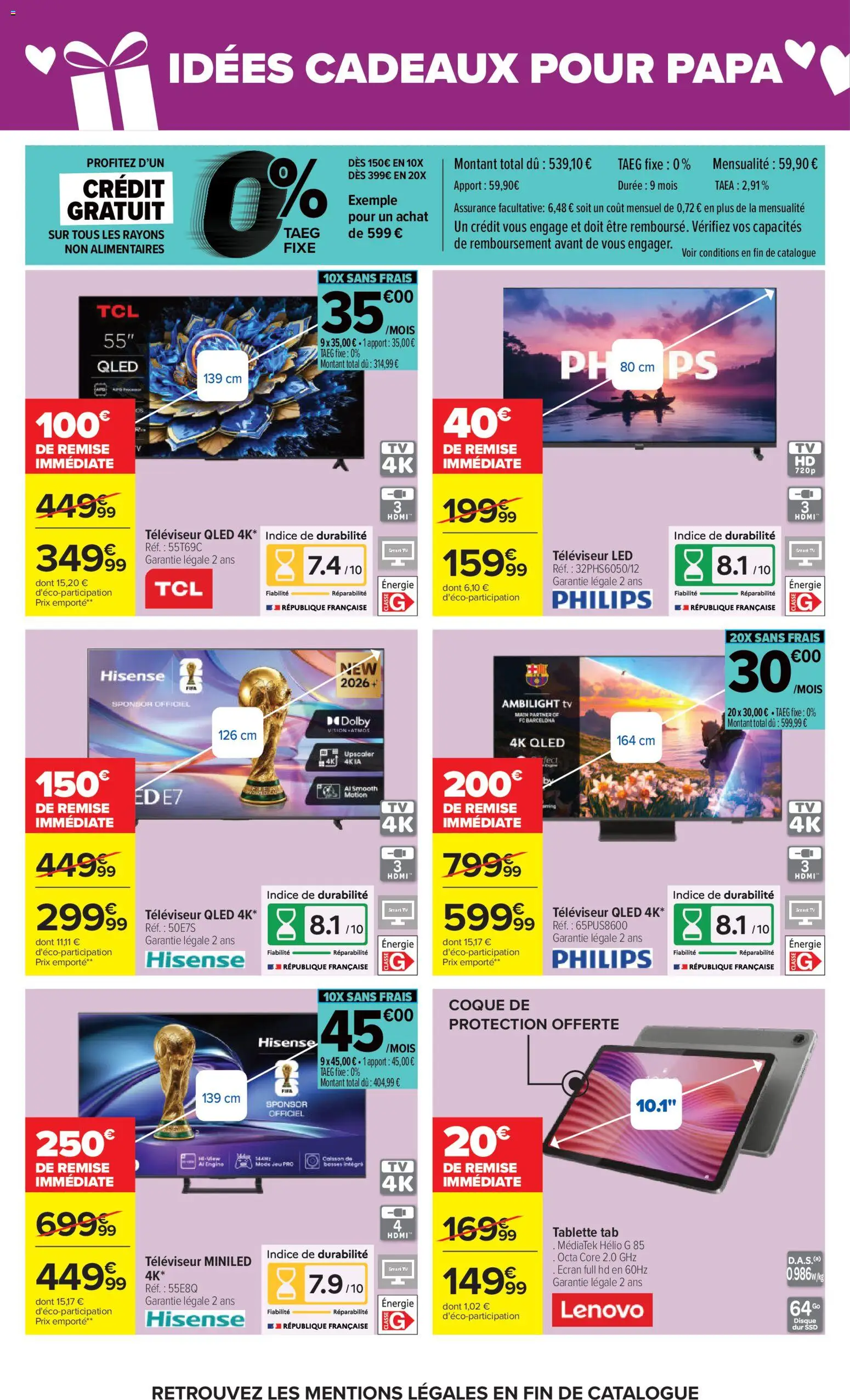 {H1} | Page: 36 | Produits: Tablette, Disque dur, Televiseur