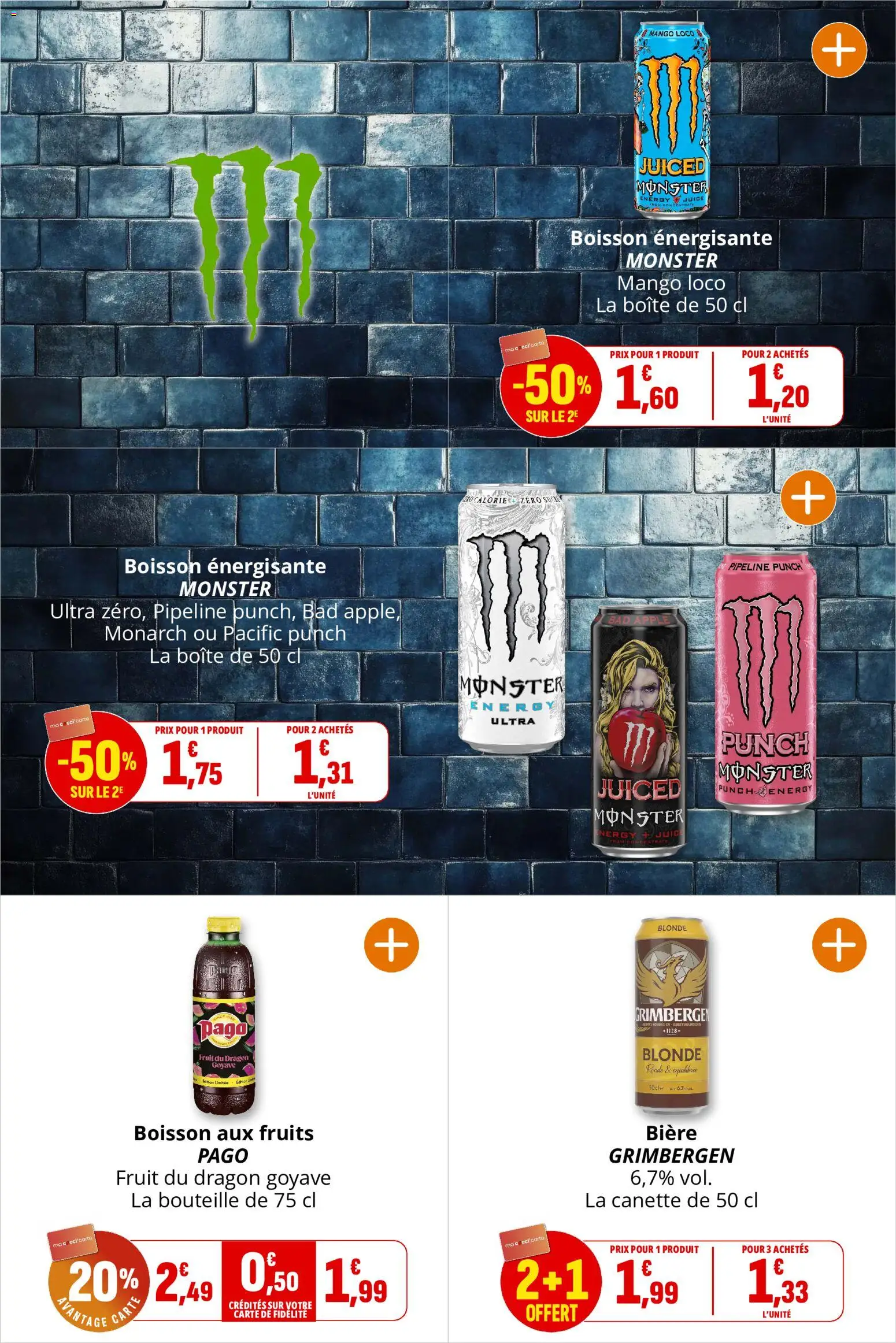 {H1} | Page: 31 | Produits: Goyave, Boisson énergisante, Bière