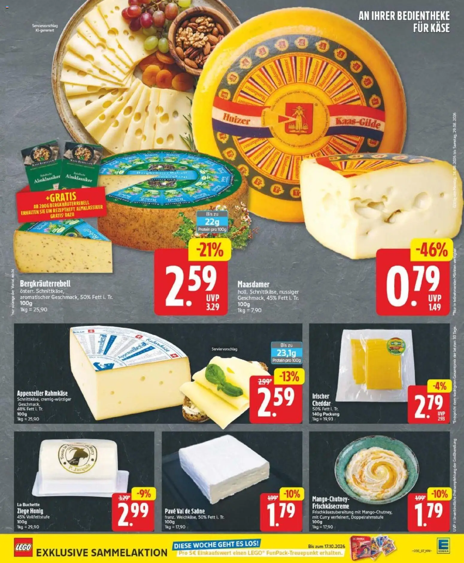 Edeka Prospekt Bremen – gültig ab 23.08.2026 | Seite: 9 | Produkte: Käse