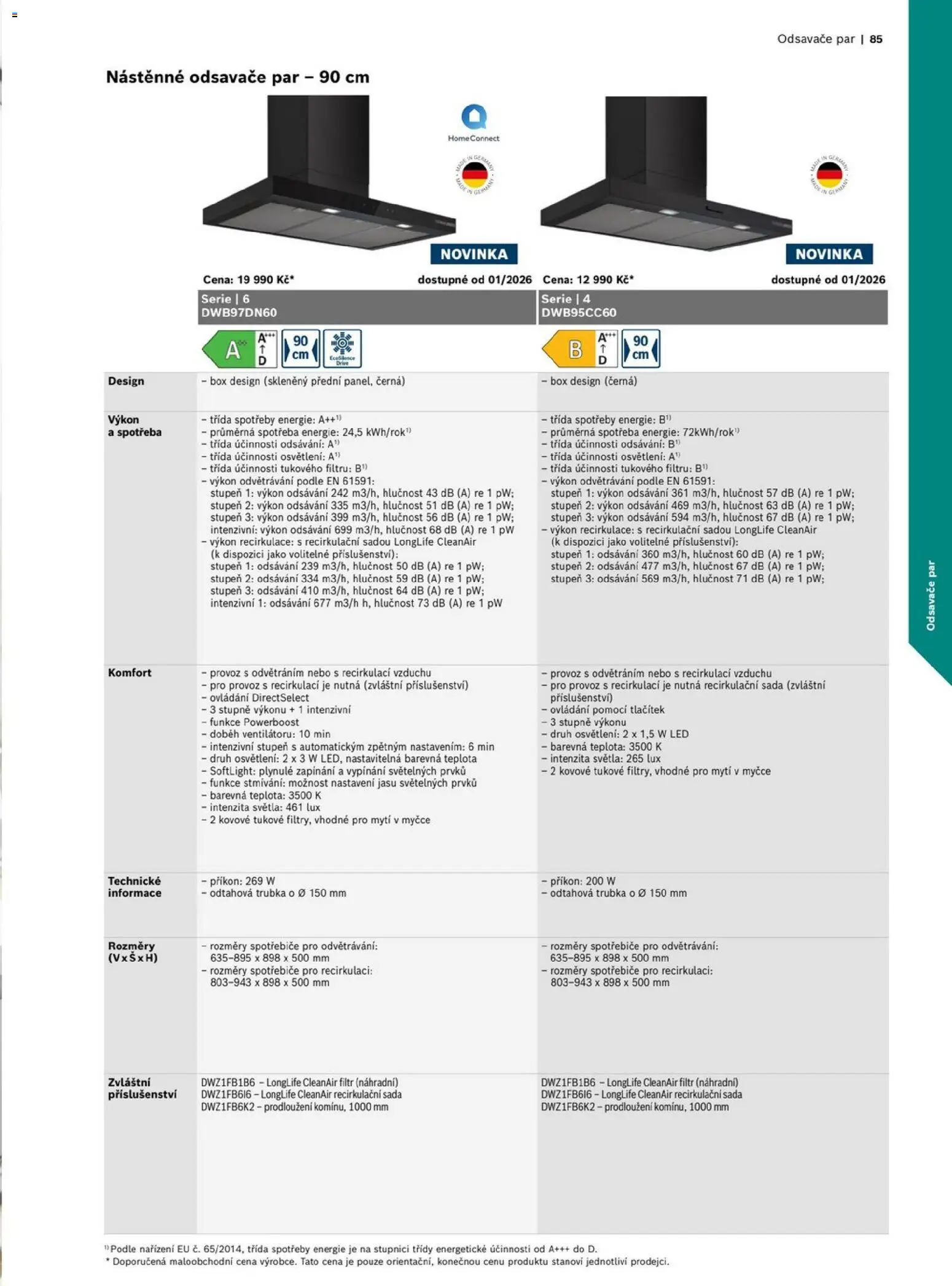XXXLutz leták - Vestavné spotřebiče Bosch od 01.06.2026 | Strana: 85 | Produkty: Box, Trubka, LED